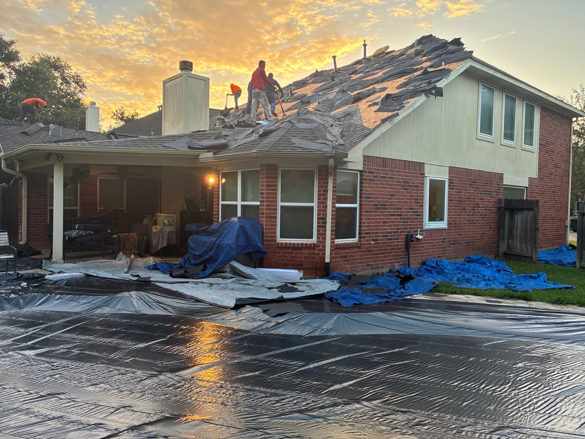 Roof Replacement for Two-Story Brick Home in Katy, TX by Onit Roofing LLC