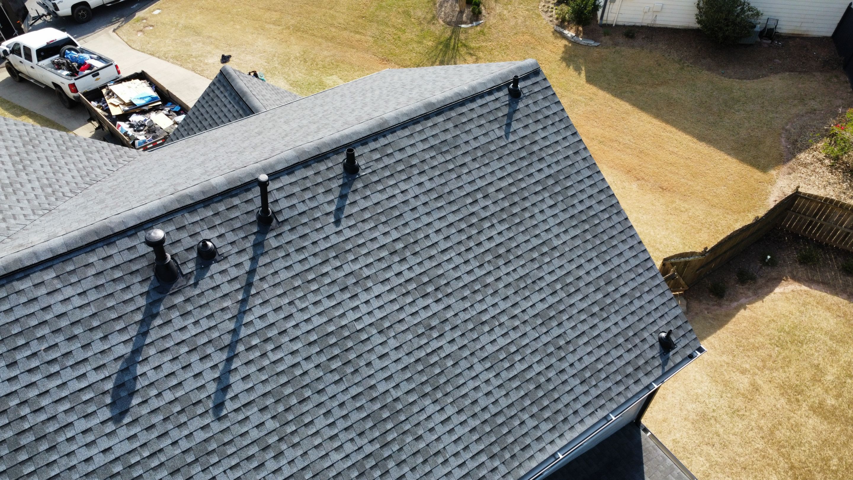 Cumming, GA Roof Replacement GAF Timberline HDZ Pewter Gray by Reset Roofing