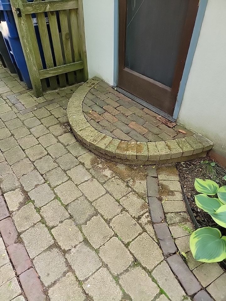 Glencoe, IL brick paver clean sand seal, repair, and reseal by Northern Power Washing LLC.
