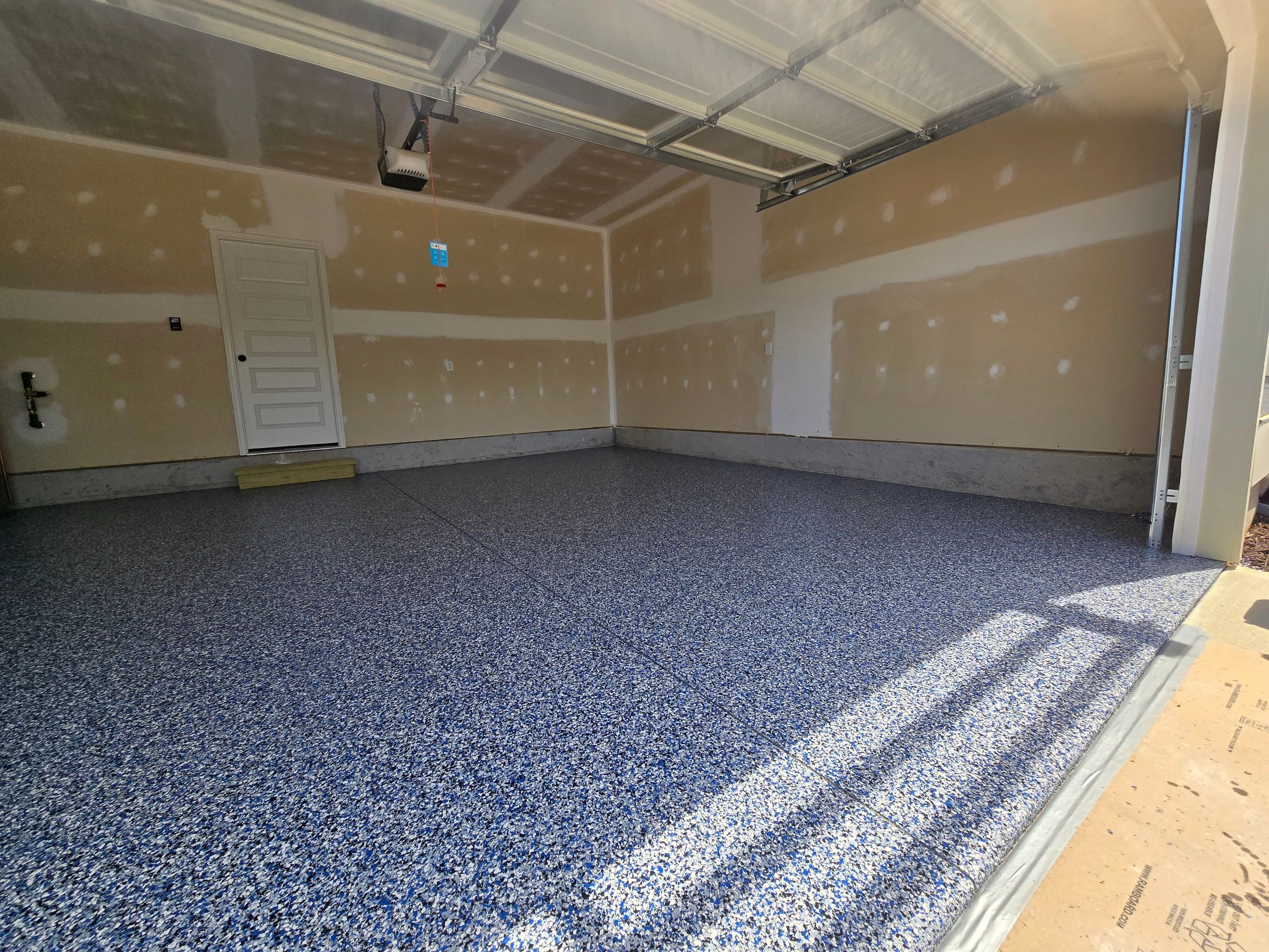 Garage using Denim by Elite Floor Solutions