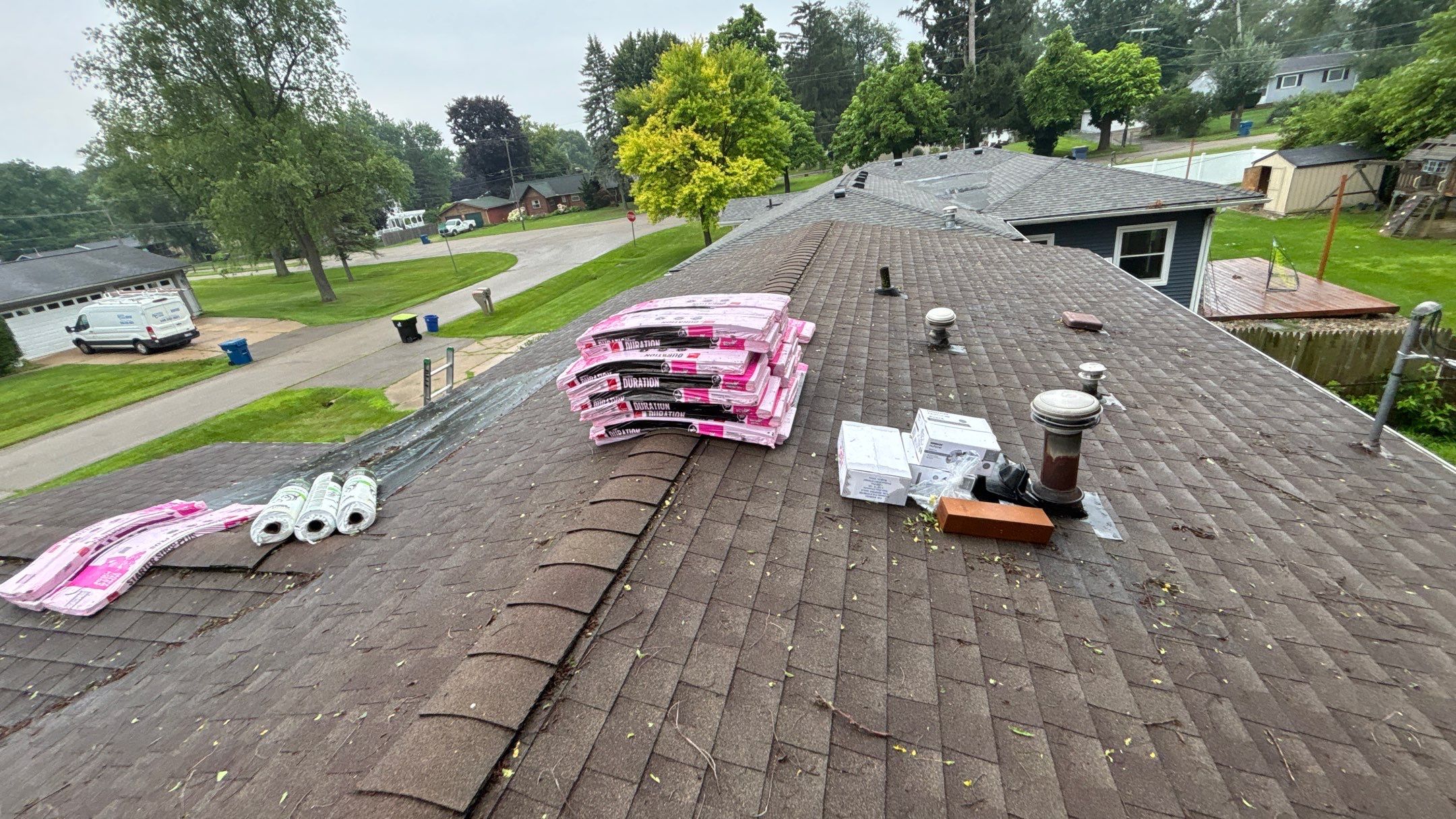 Roof Replacement using Owens Corning Slatestone Gray by 180 Contractors