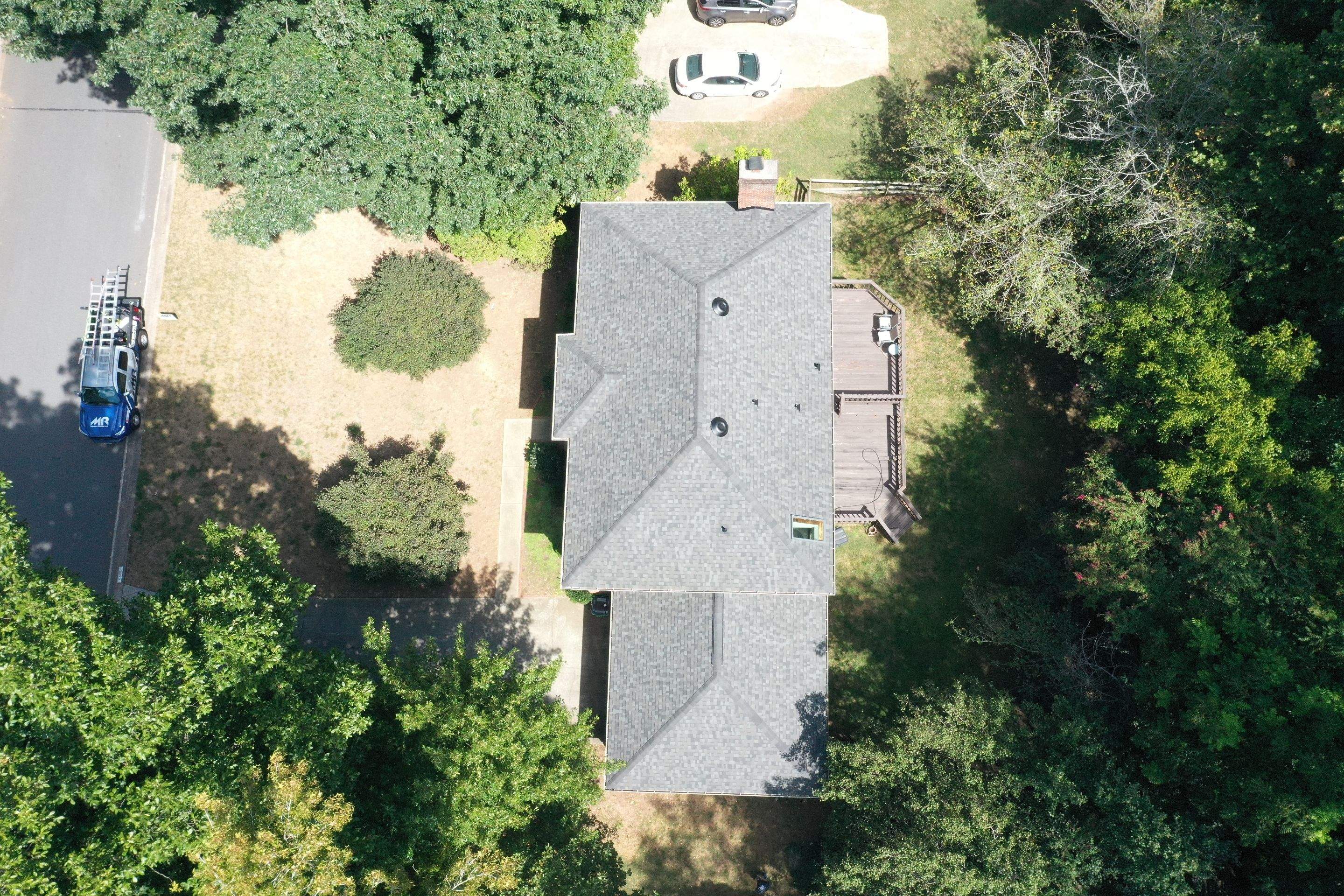 Residential Roof Replacement With Architectural Shingles In Charlotte