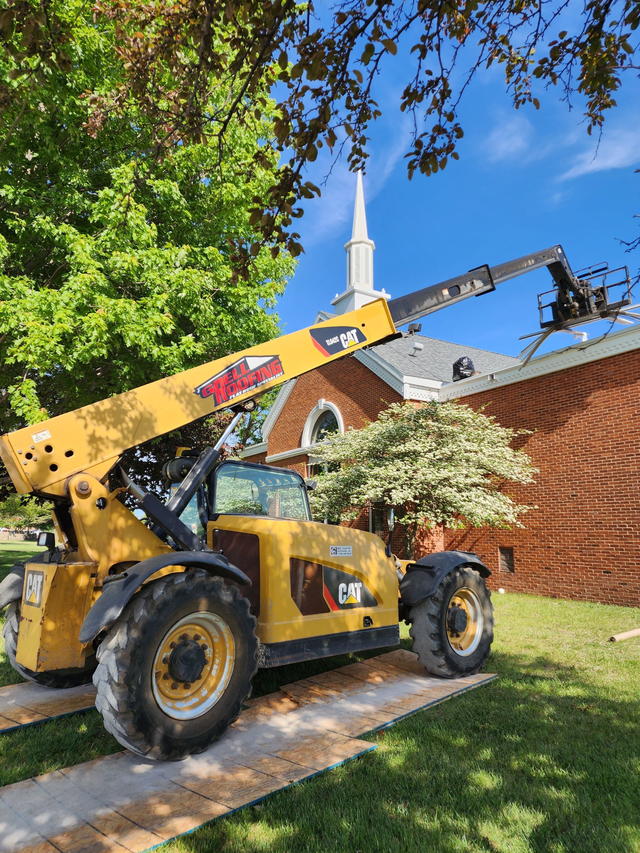North Lawn Cemetery  by Grell Roofing