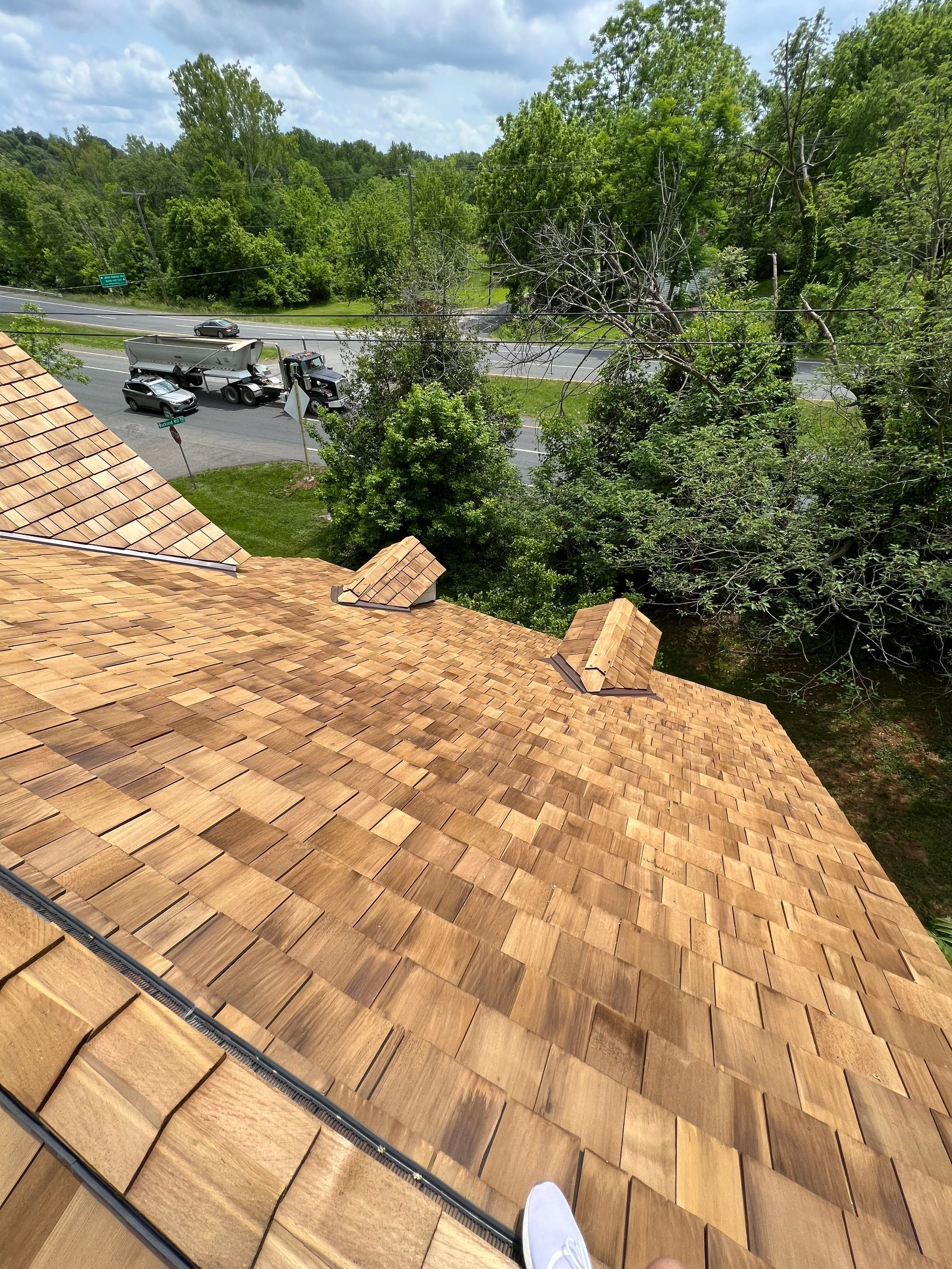 Gainesville Historic Structure: Western Red Cedar #1 Perfection G&R CCA Cedar Shakes by RM Banning, Inc.