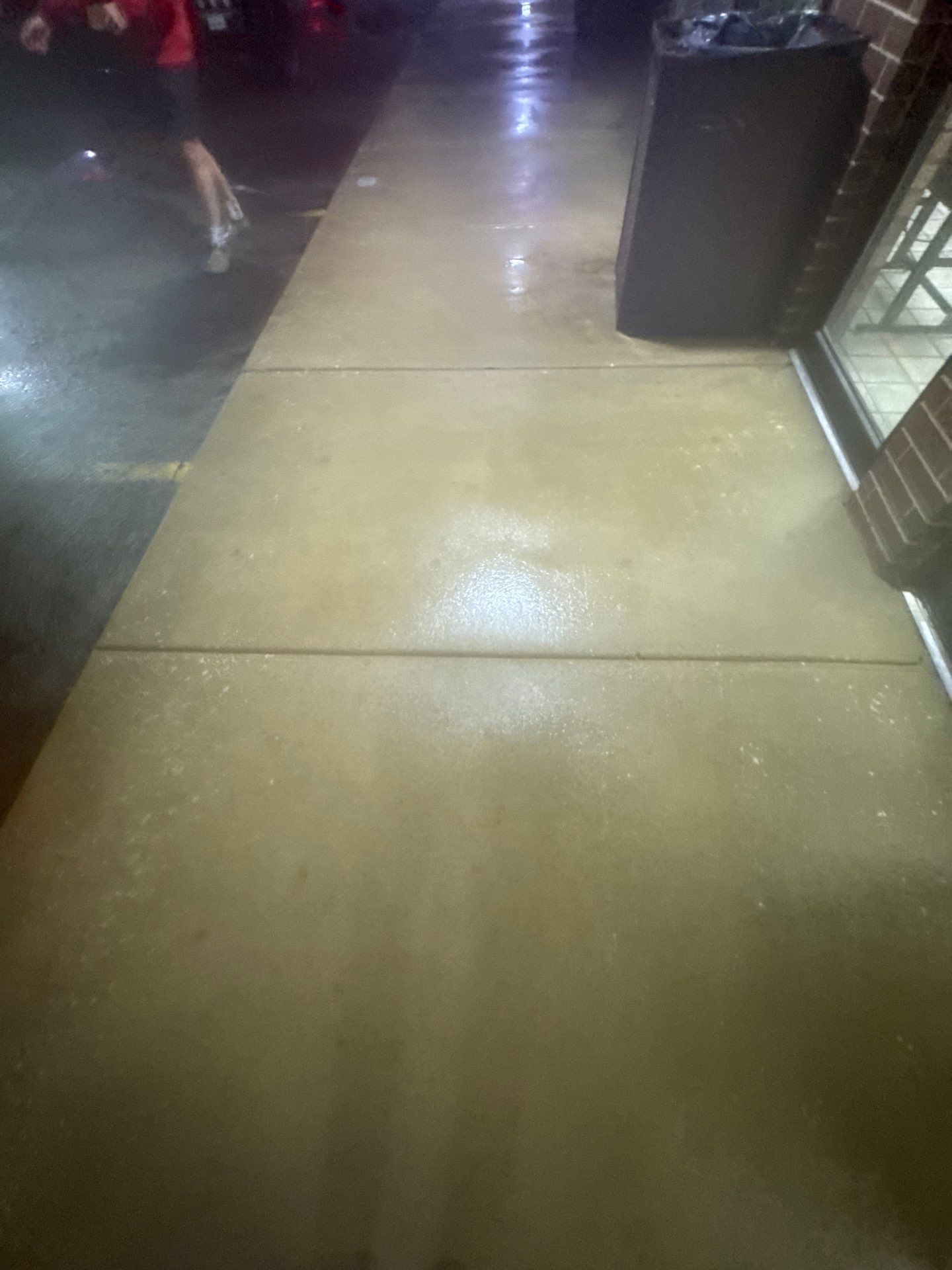 Commercial sidewalk cleaning. by Northern Power Washing LLC.