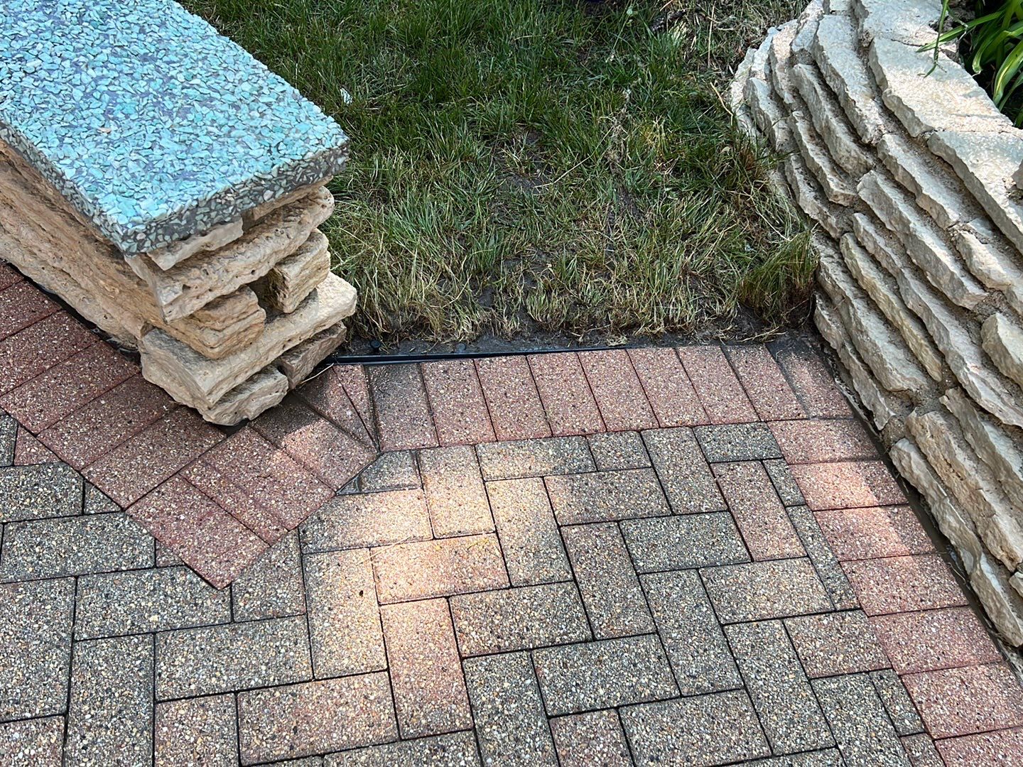 Brick paver clean, sand and seal. using Surebond SB-1300 by Northern Power Washing LLC.