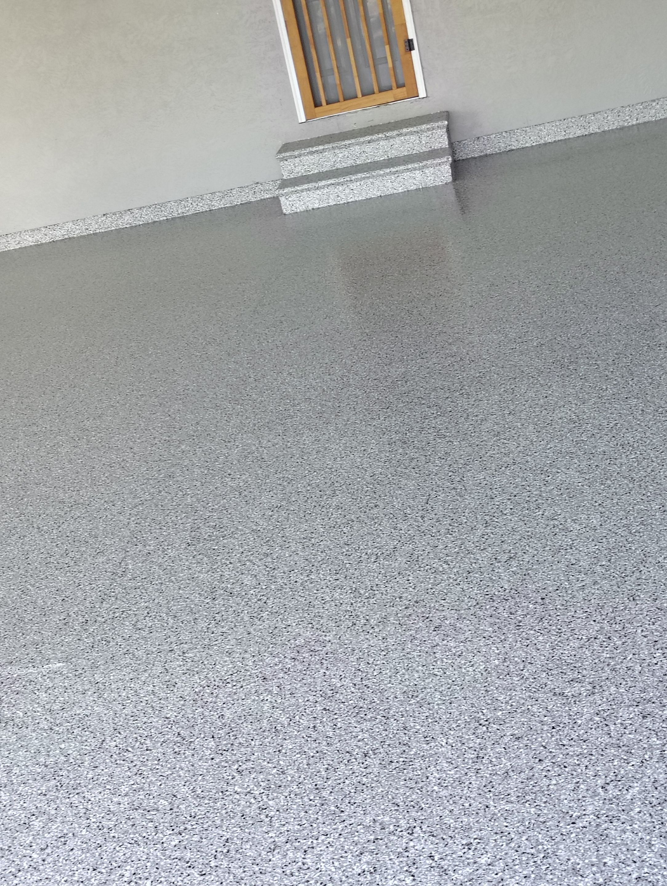 Garage Concrete Floor Coating and Crack Repair in Onawa by Select Painting, Coatings & Garage Cabinets