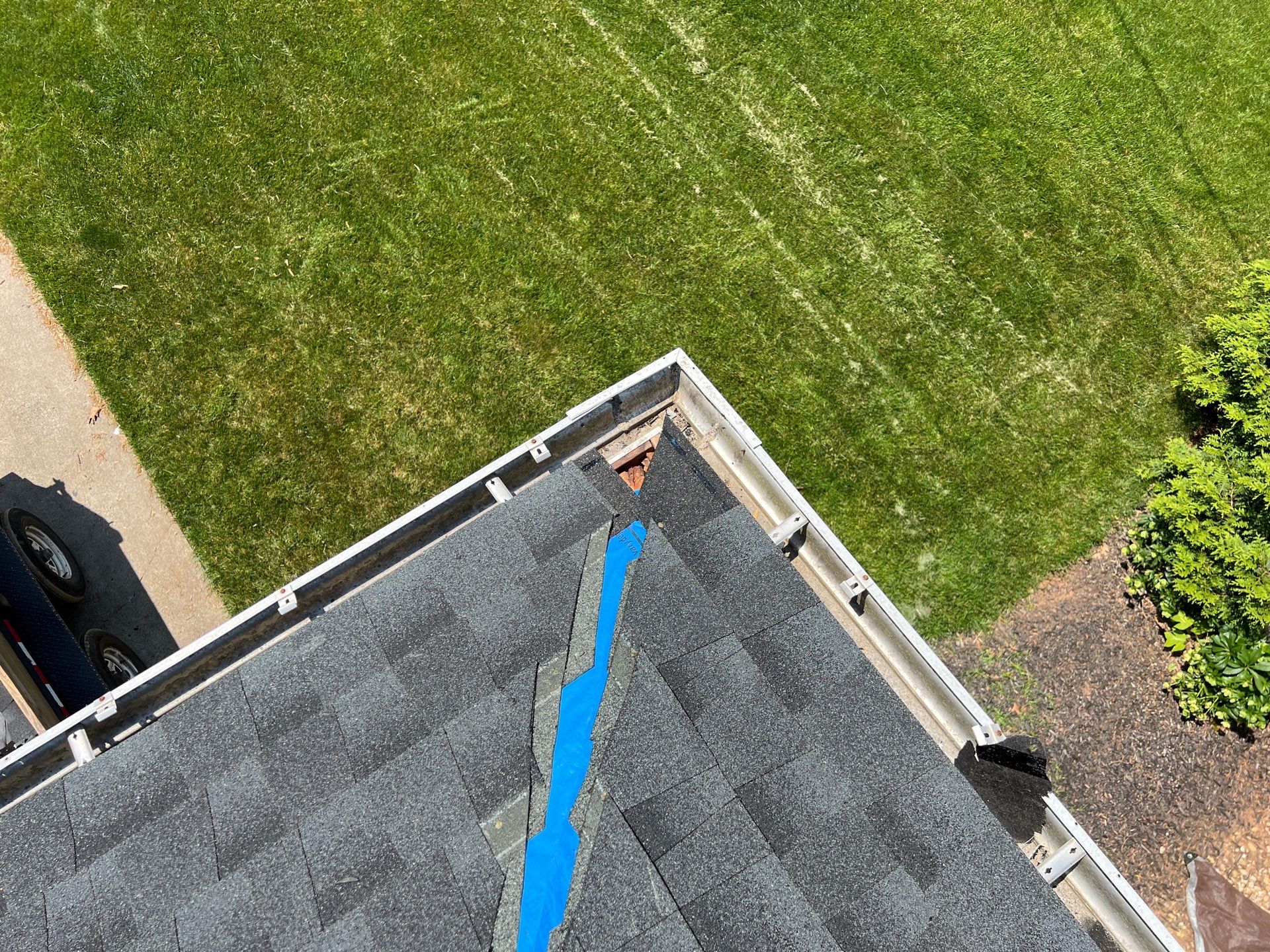 Residential Roofing Installation using GAF Timberline HDZ Charcoal by RISE Roofing & Restoration, LLC