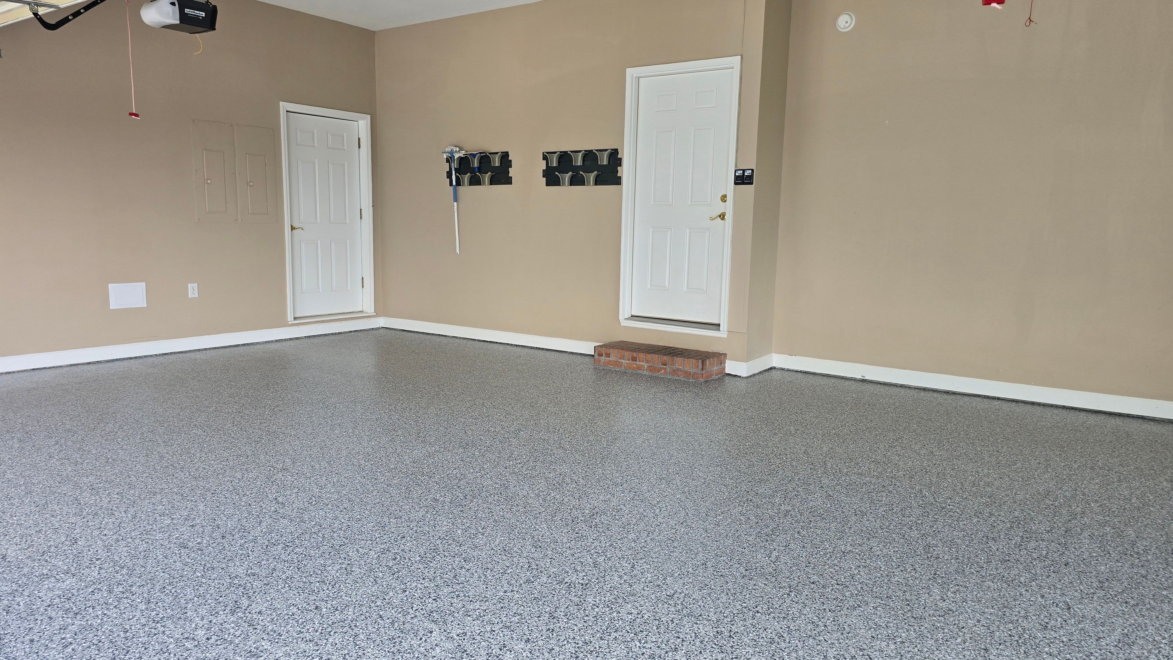 Garage using Gravel by Elite Floor Solutions