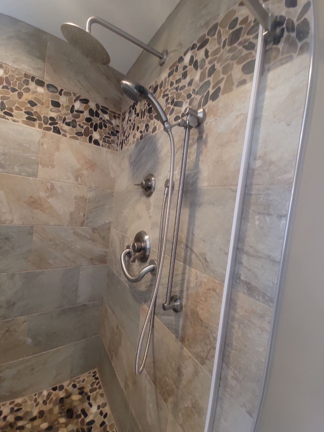 Holly Springs Stunning Shower Remodel by Elite Remodeling and Design LLC