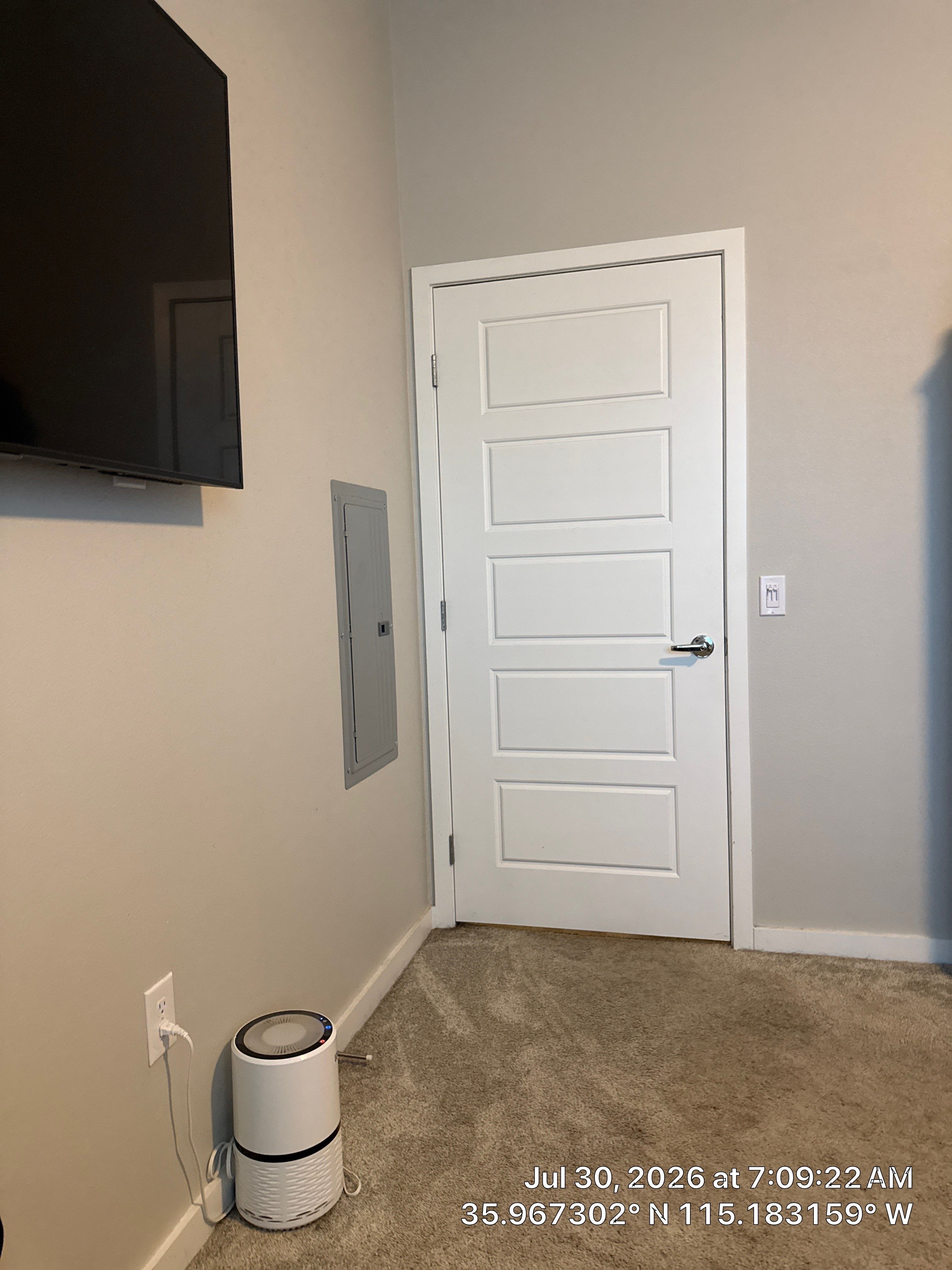 Interior Media and Door Installation in Las Vegas by CompanyCam Sales Demo