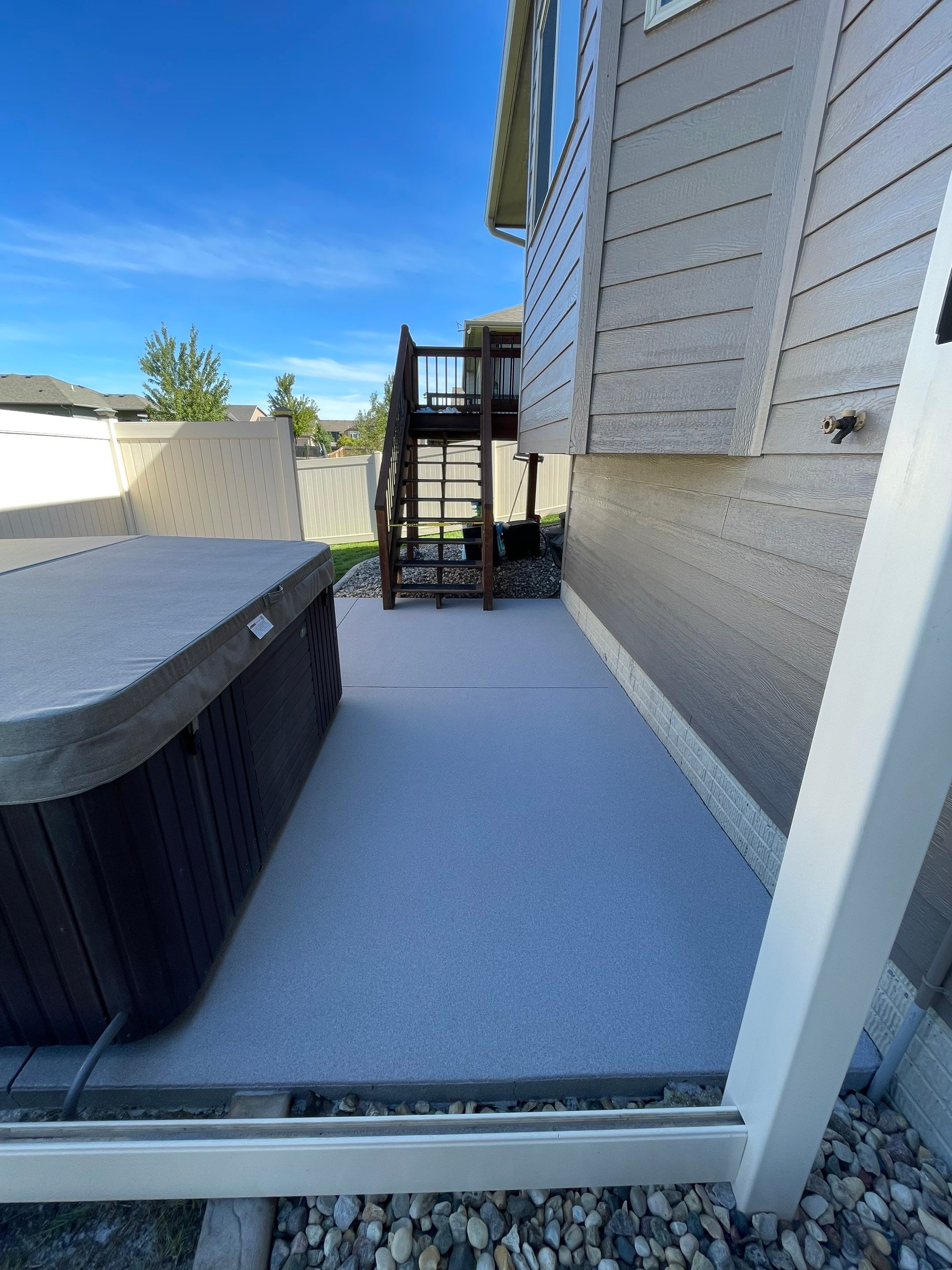 Garage and Patio Concrete Coatings in Sioux Falls by Select Painting, Coatings & Garage Cabinets