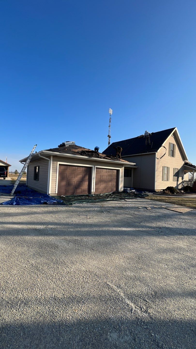 Residential Roofing Installation using GAF Timberline HDZ Charcoal by Nitro Roofing and Construction