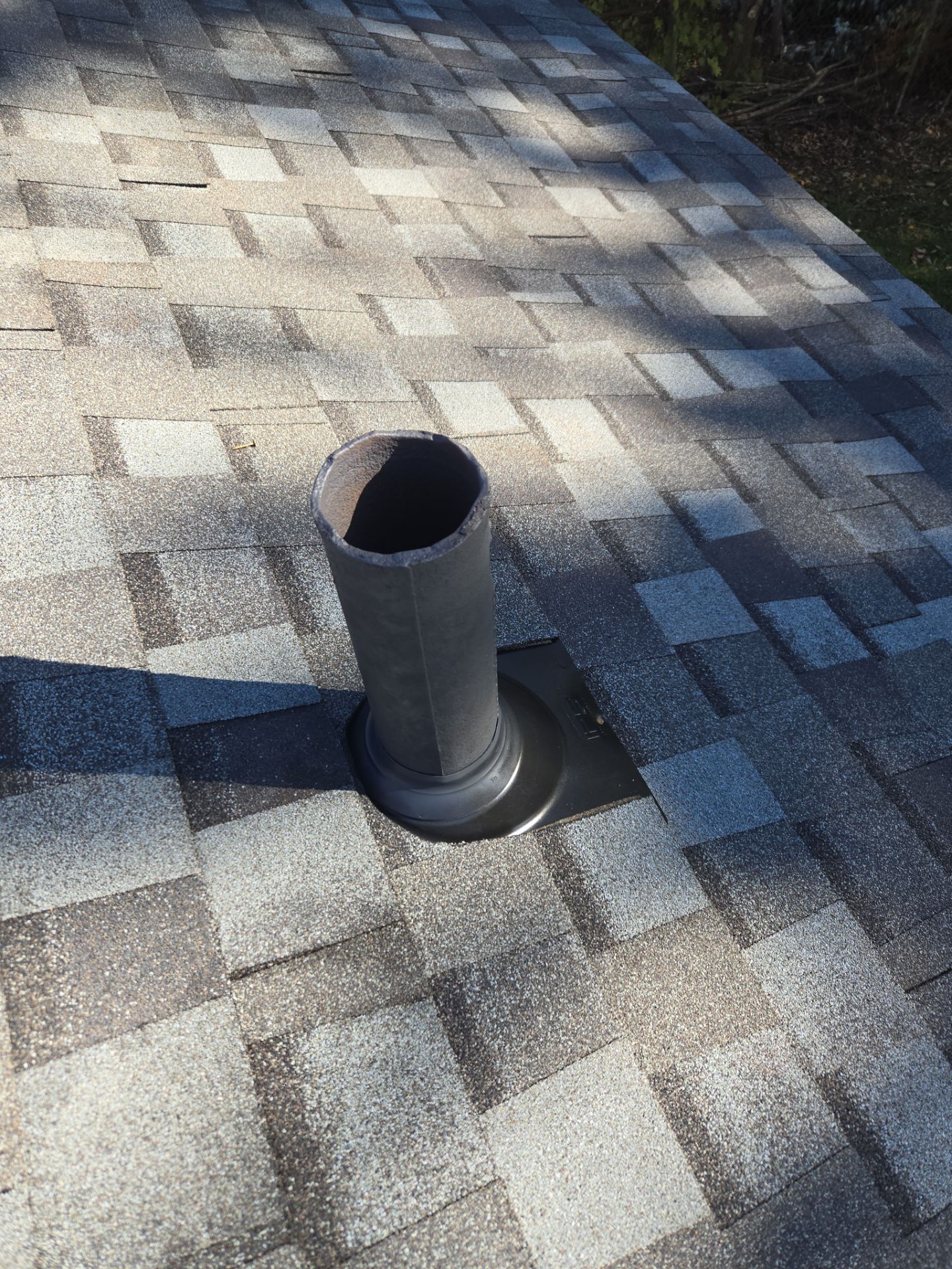 Atlas Pinnacle, Color, Coastal Granite, Drip Edge, Color, Black by Eagle Eye Roofing