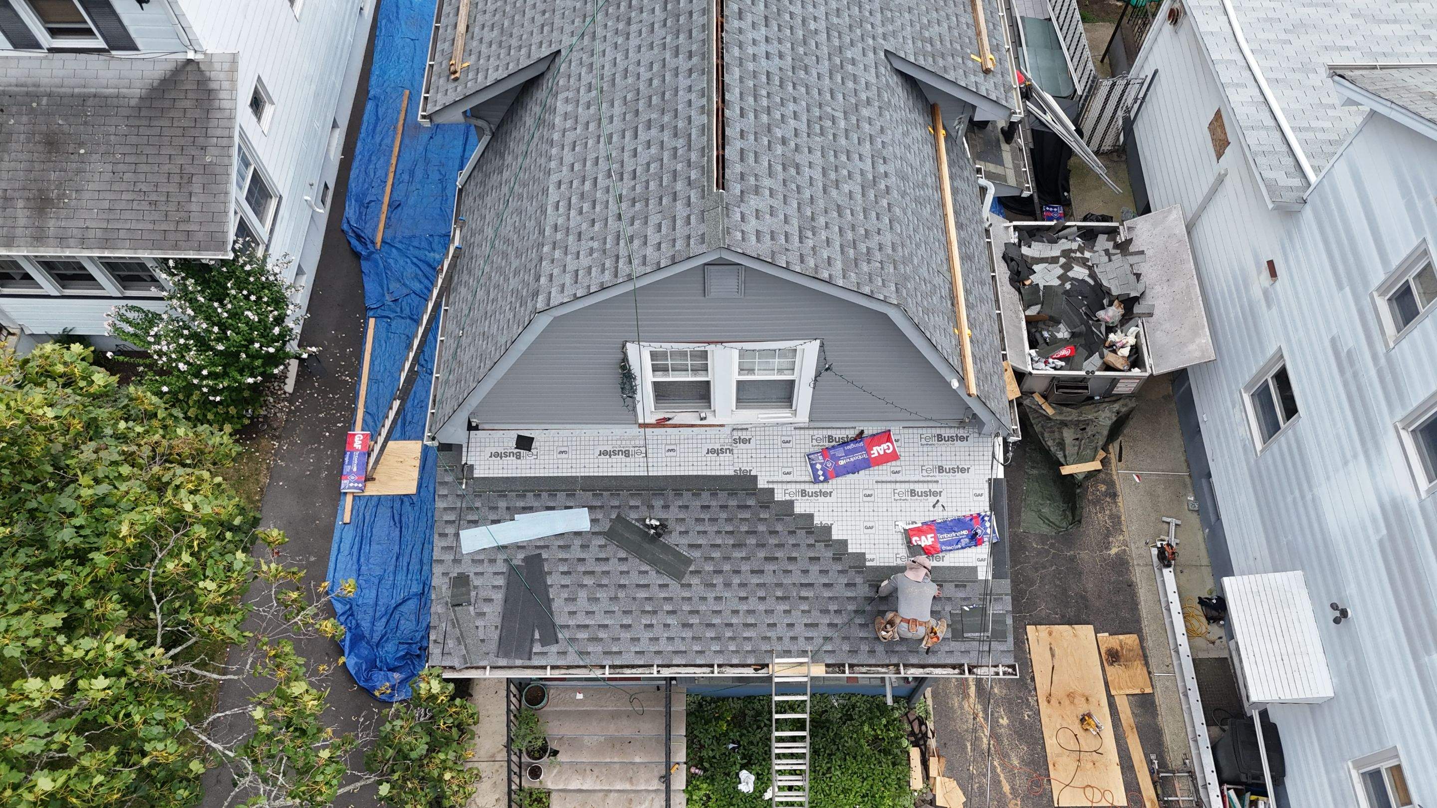 Roof Project in Lyndhurst NJ by All State Home Improvement Inc.