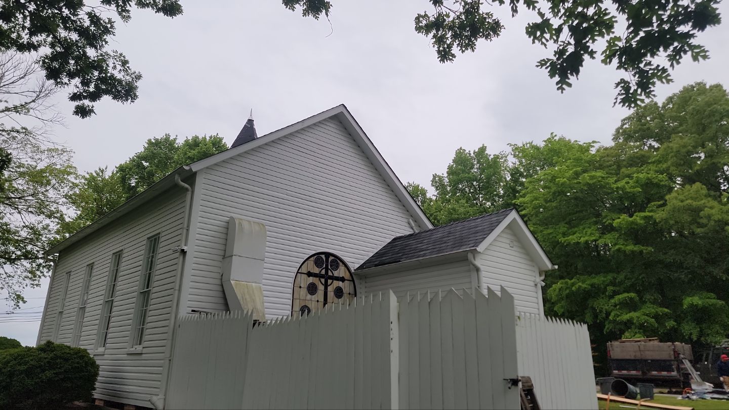 Church Roof Installation using GAF Slateline by ExteriorPros