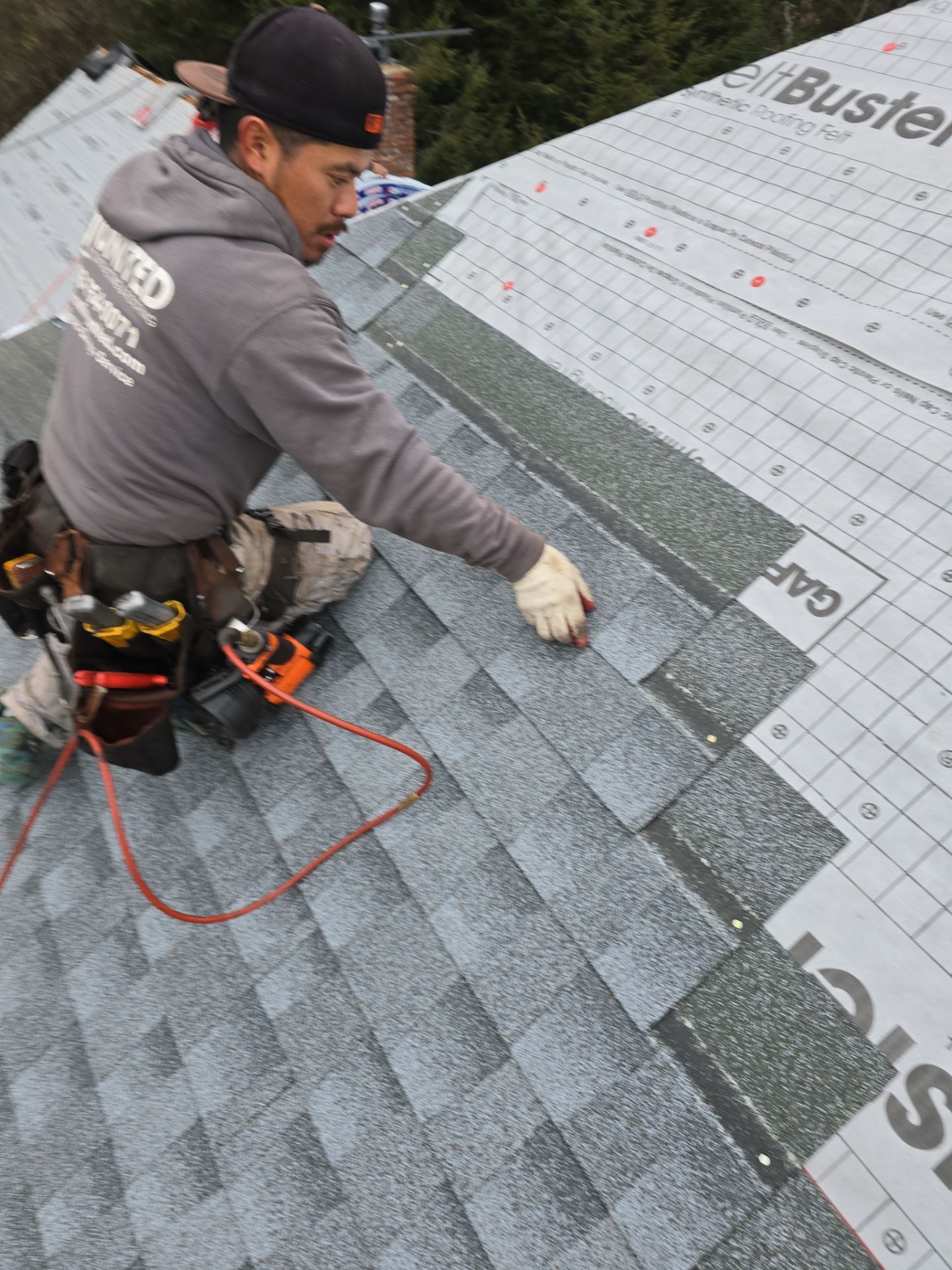 GAF Timberline HDZ in Oyster Grey by Element Pros Roofing, LLC