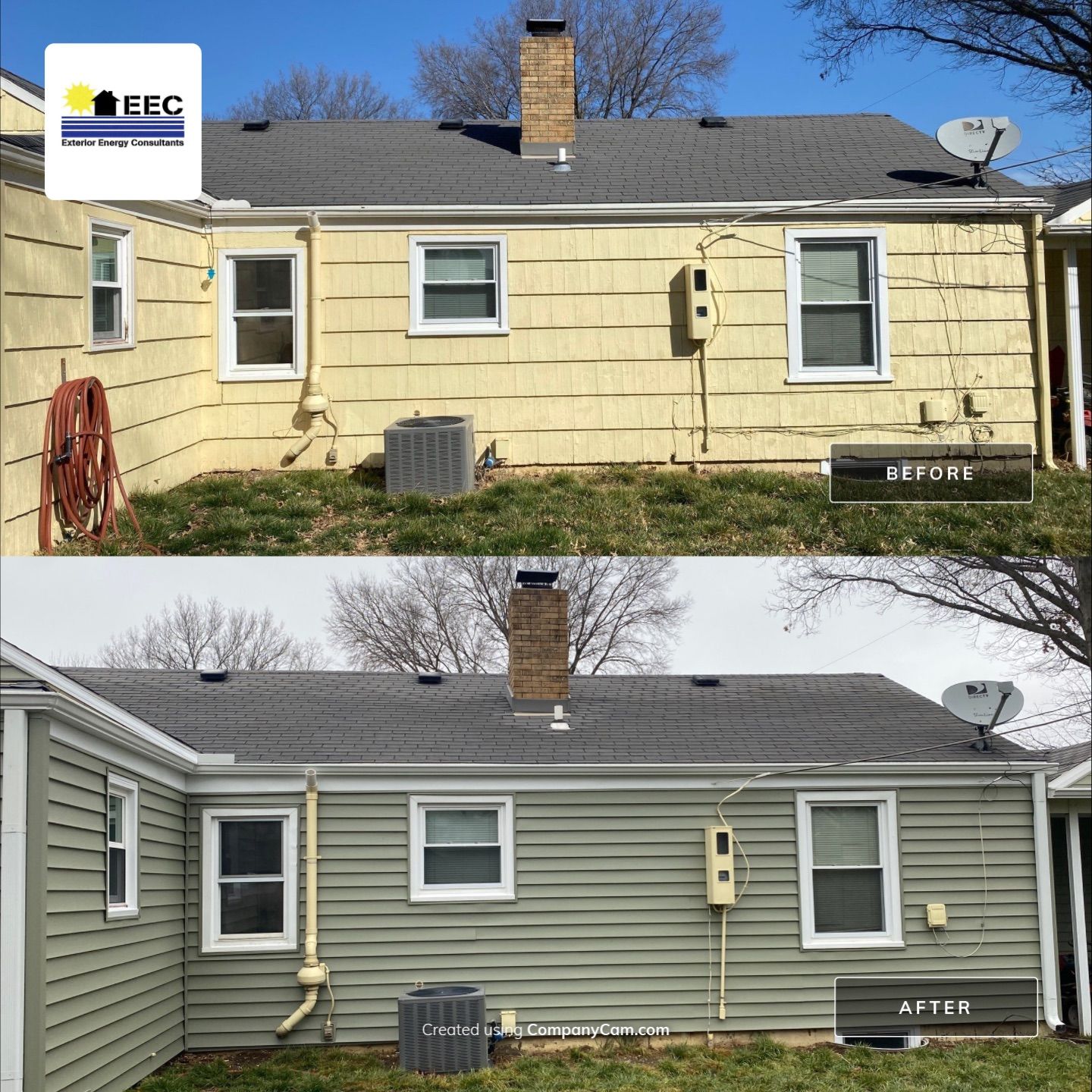 Out with old in with the new! by EEC  Windows, Siding & Roofing 