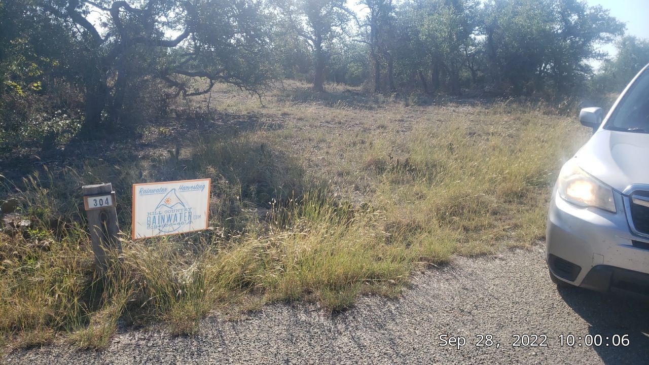 Out of site, out of mind! 40K gallons by Hill Country Rain Water