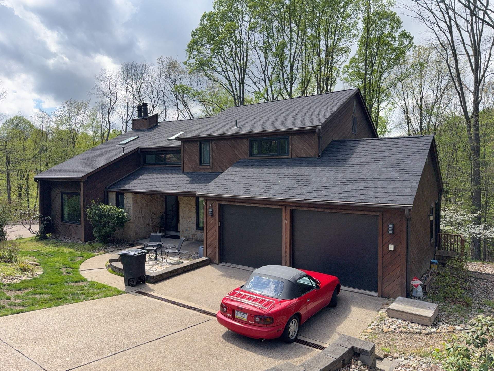 James Hardie Board and Batten Midnight Black Renovation in Wexford by Ideal Siding Pittsburgh