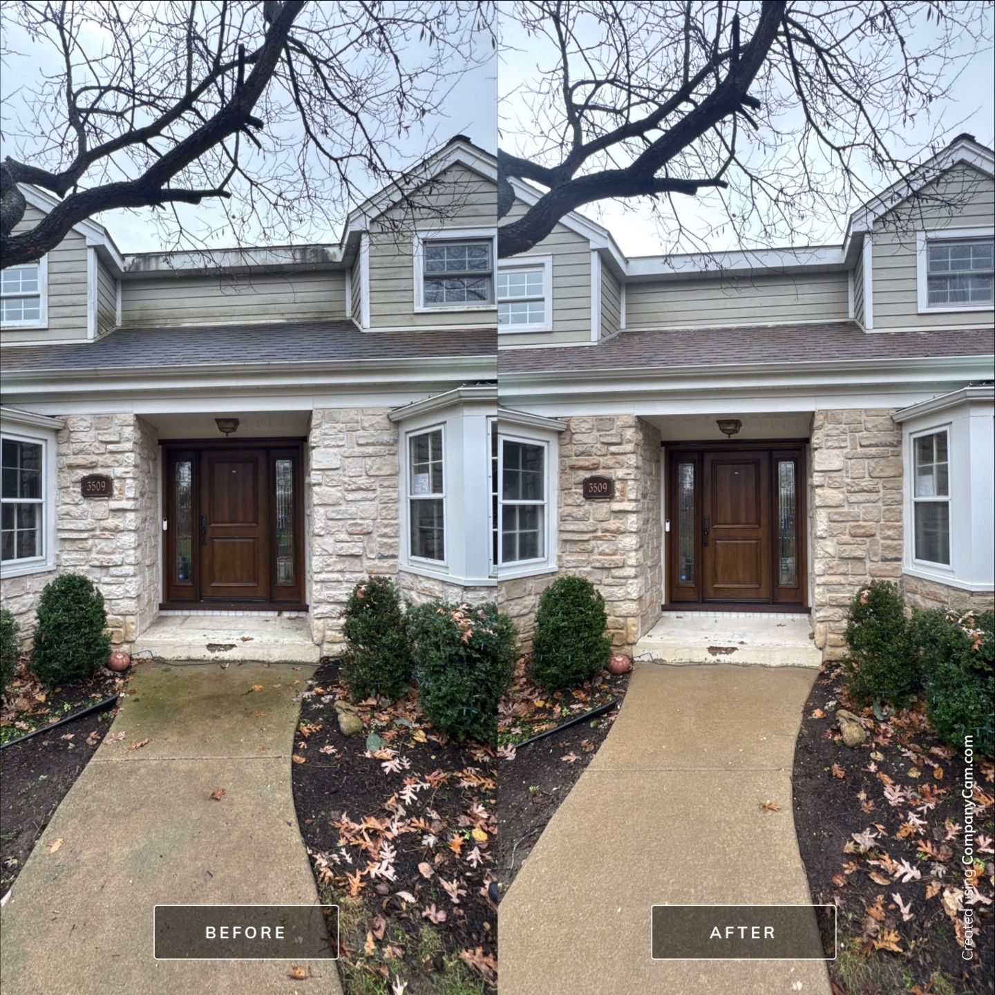 Project in Long Grove by Simmons Power & Soft Washing