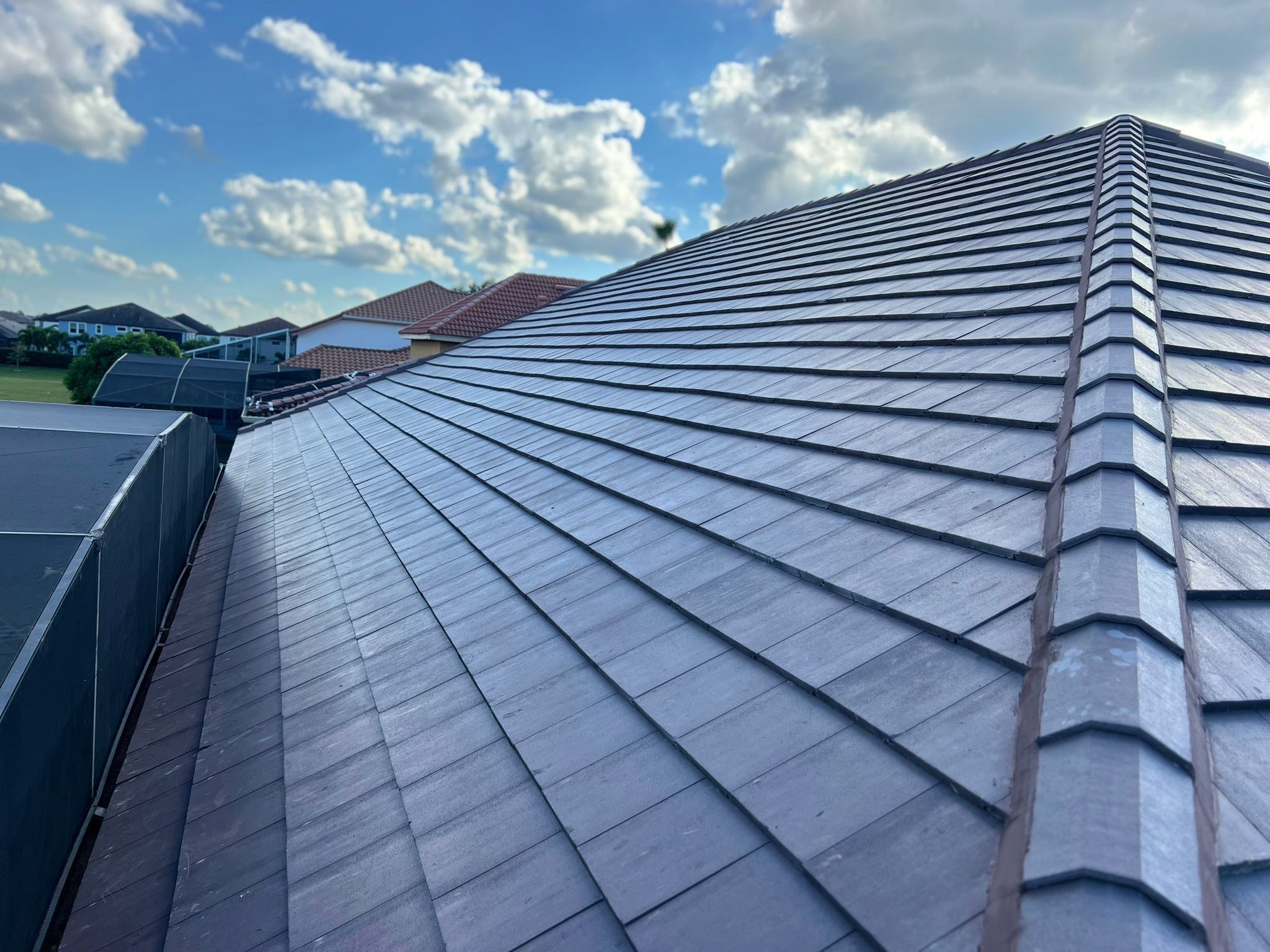 Full Concrete Tile Roof Replacement with Polyglass Underlayment in Orlando by Fortified Roofing Solutions Corp.