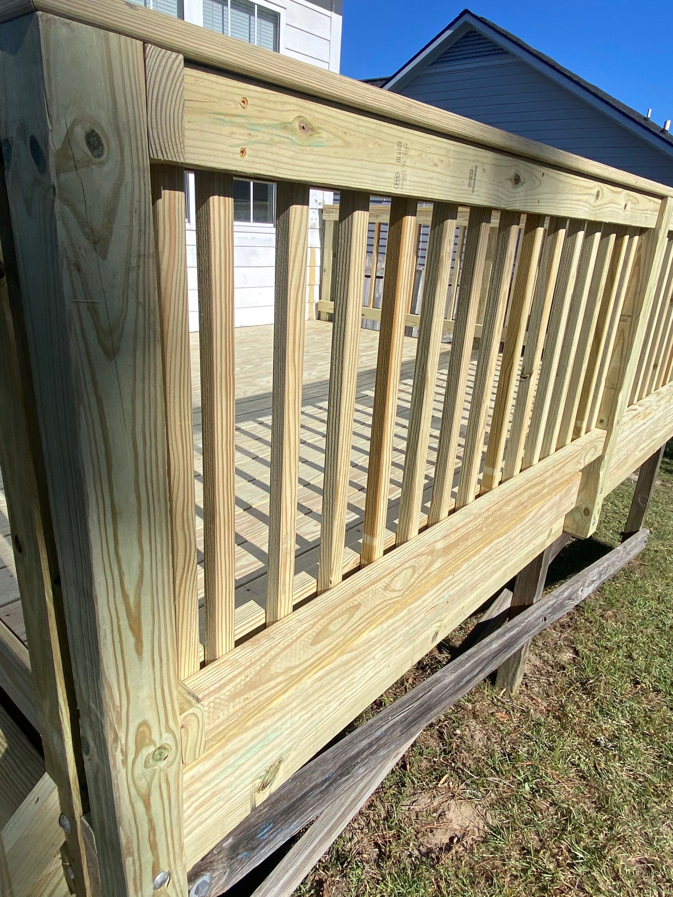 Full Deck Reconstruction and Exterior Trim Restoration in Hope Mills by The Remodeling Company