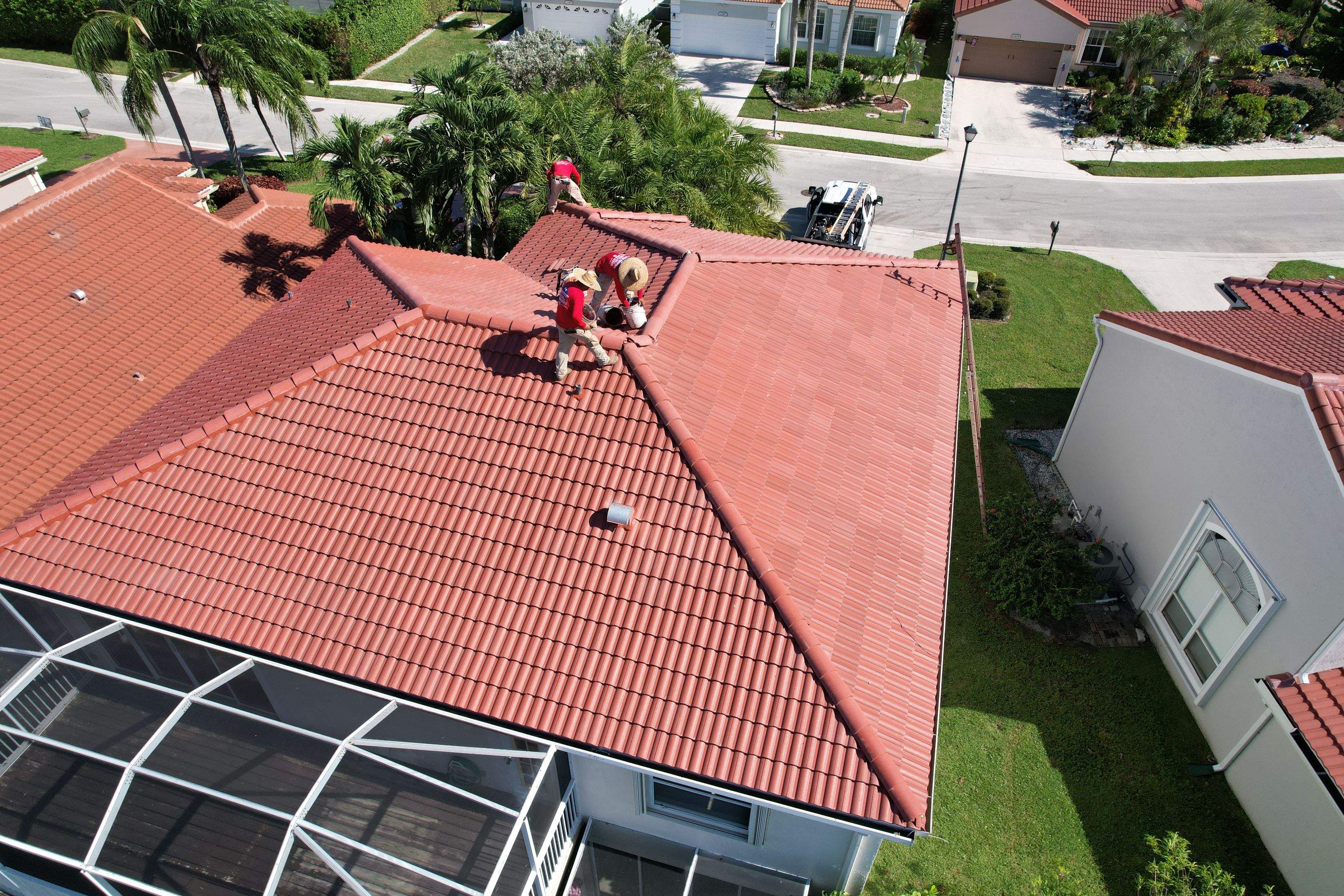 Tile Reroof in Boca Raton by Roofing Recovery