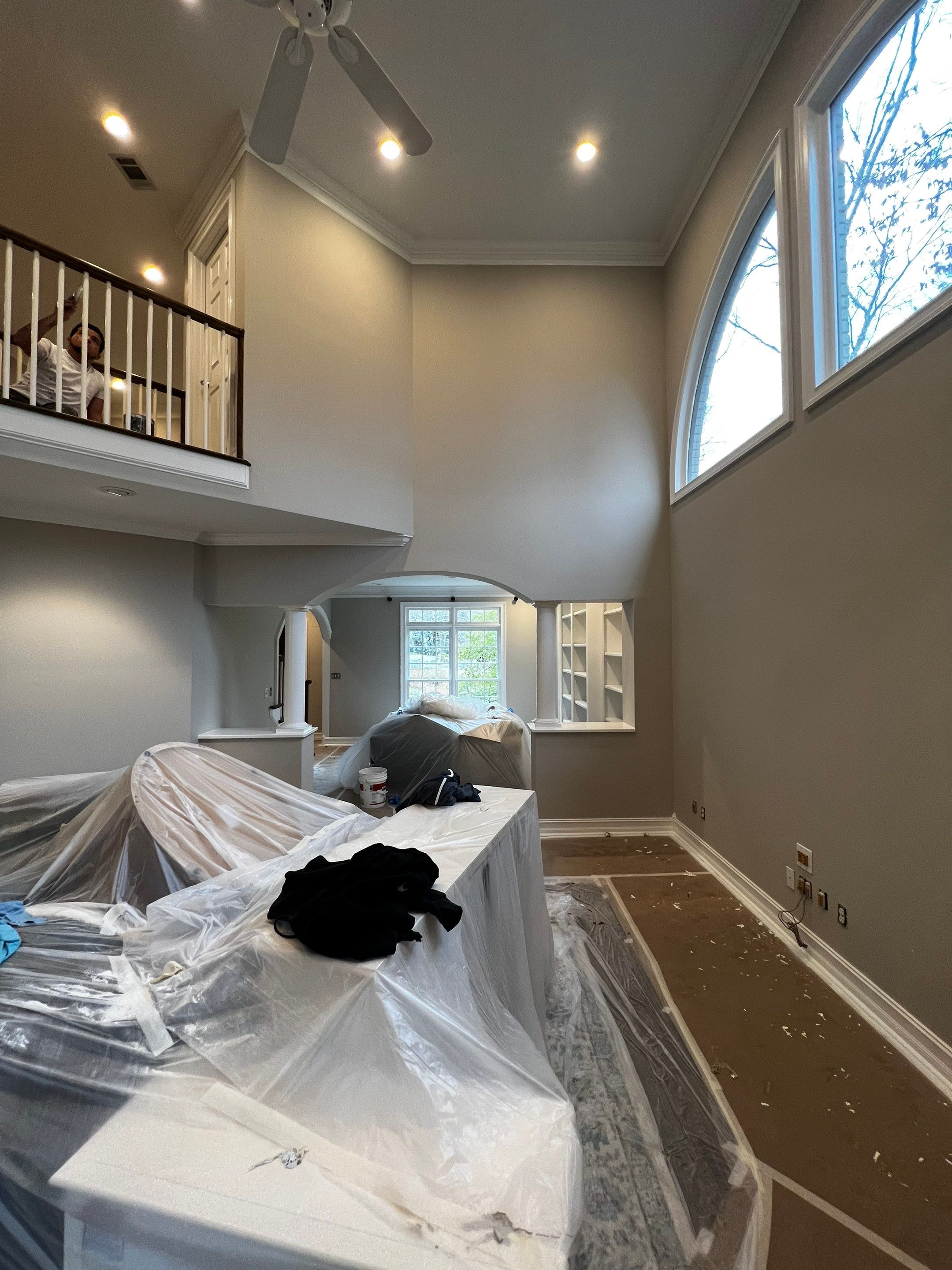 Comprehensive Interior Painting for a Multi-Level Atlanta Residence by Swift Home Renovations