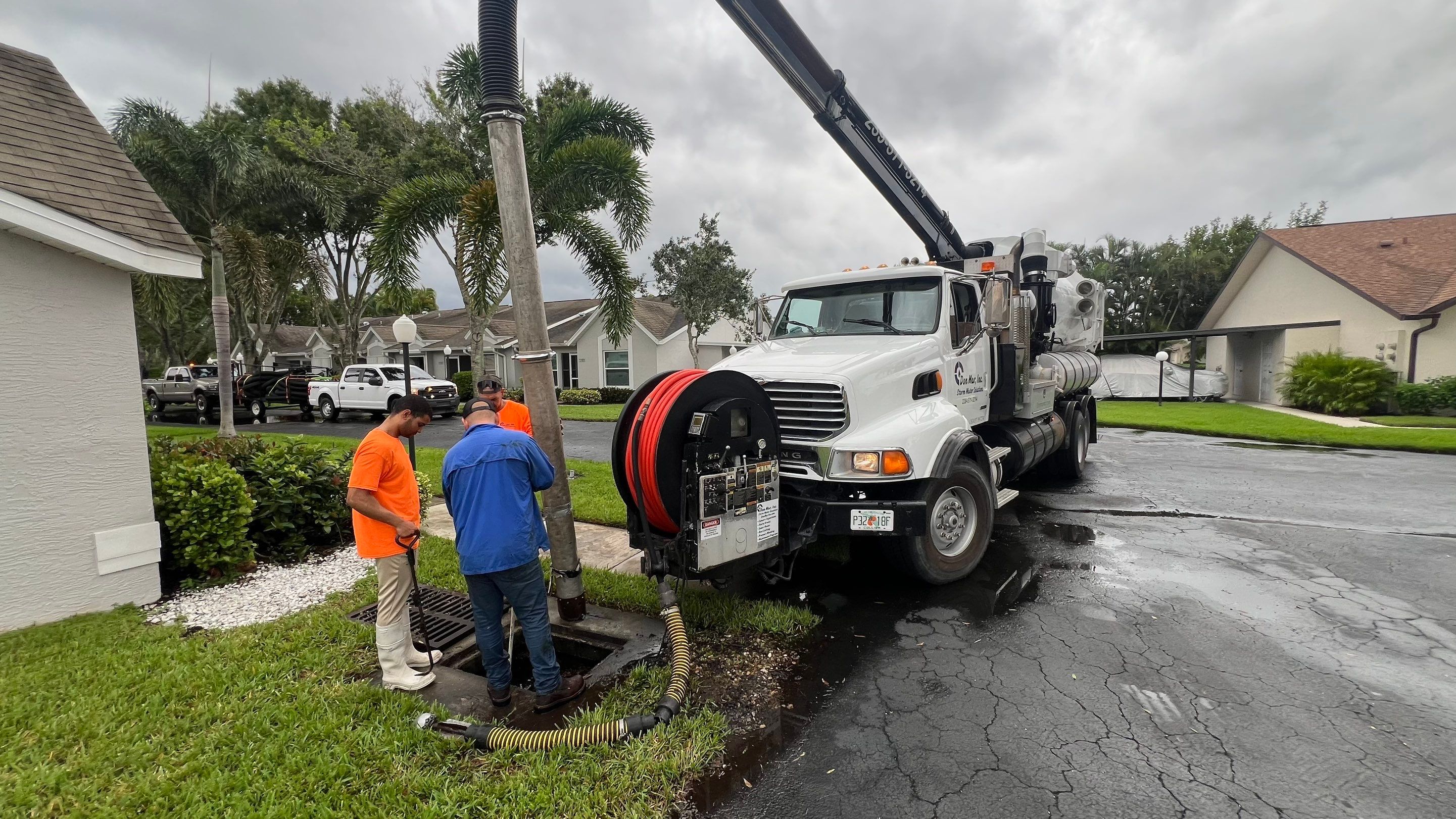 Naples Community Stormwater Blockage by Don Mar, Inc. Storm Water Solutions