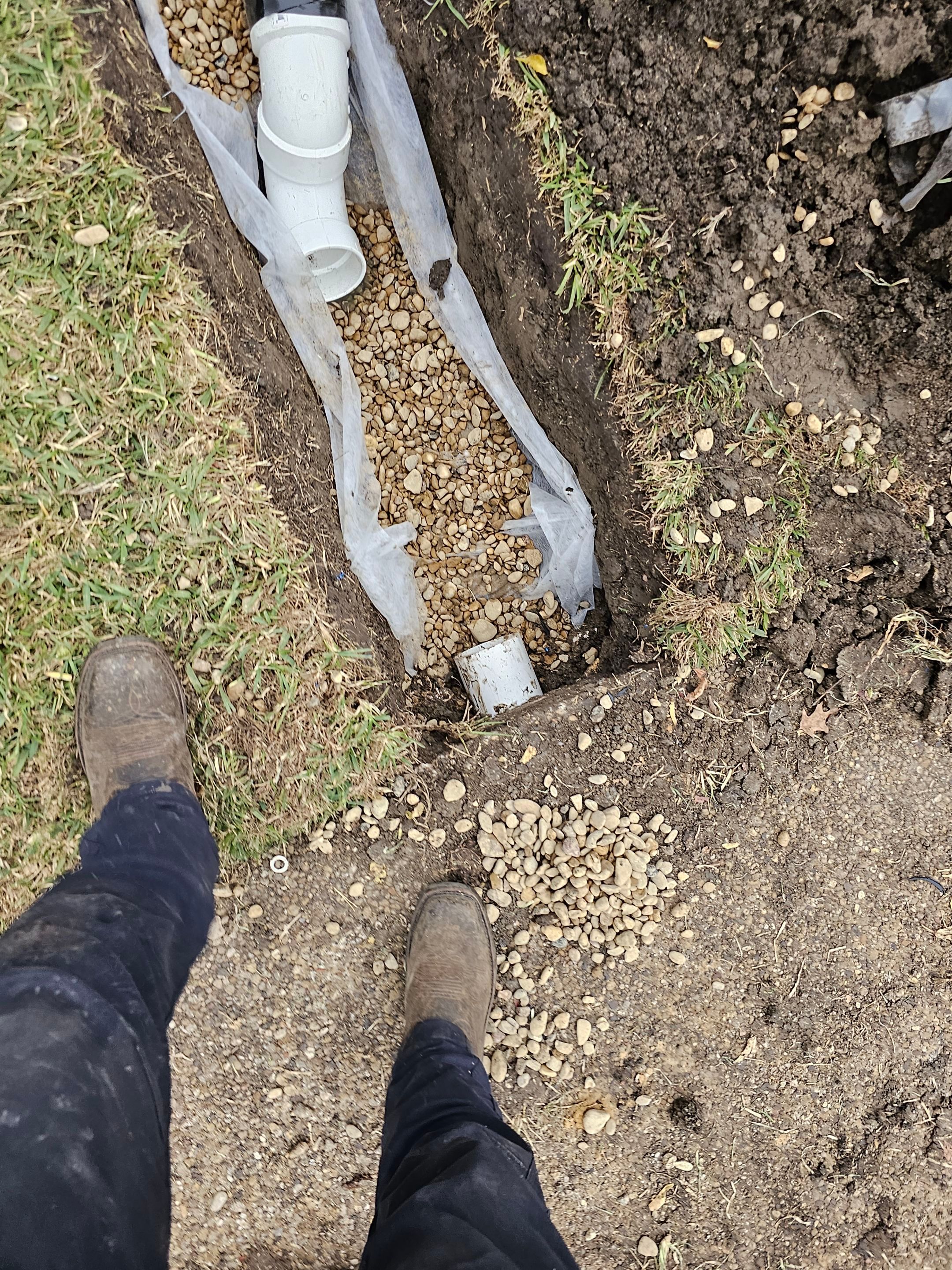 French Drain & Retaining Wall by EL-GC LLC 