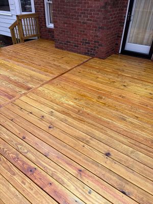 Wood Deck using Wood Sealant
