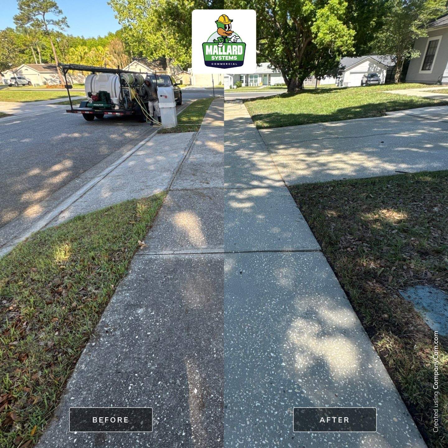 Pool Deck & Sidewalk Cleaning  by Mallard Systems