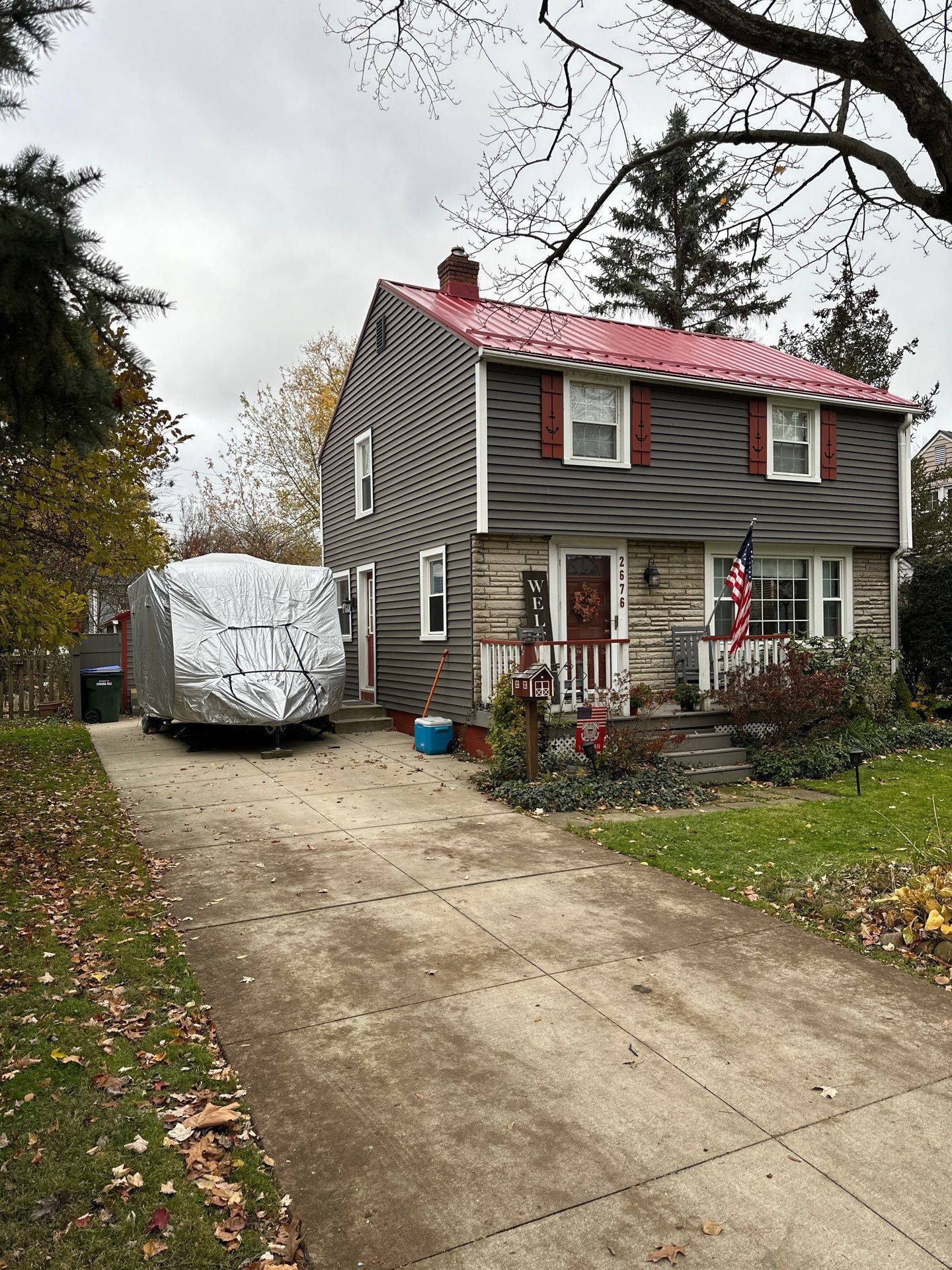 Weather Max Panel, Color: Dark Red by Eagle Eye Roofing