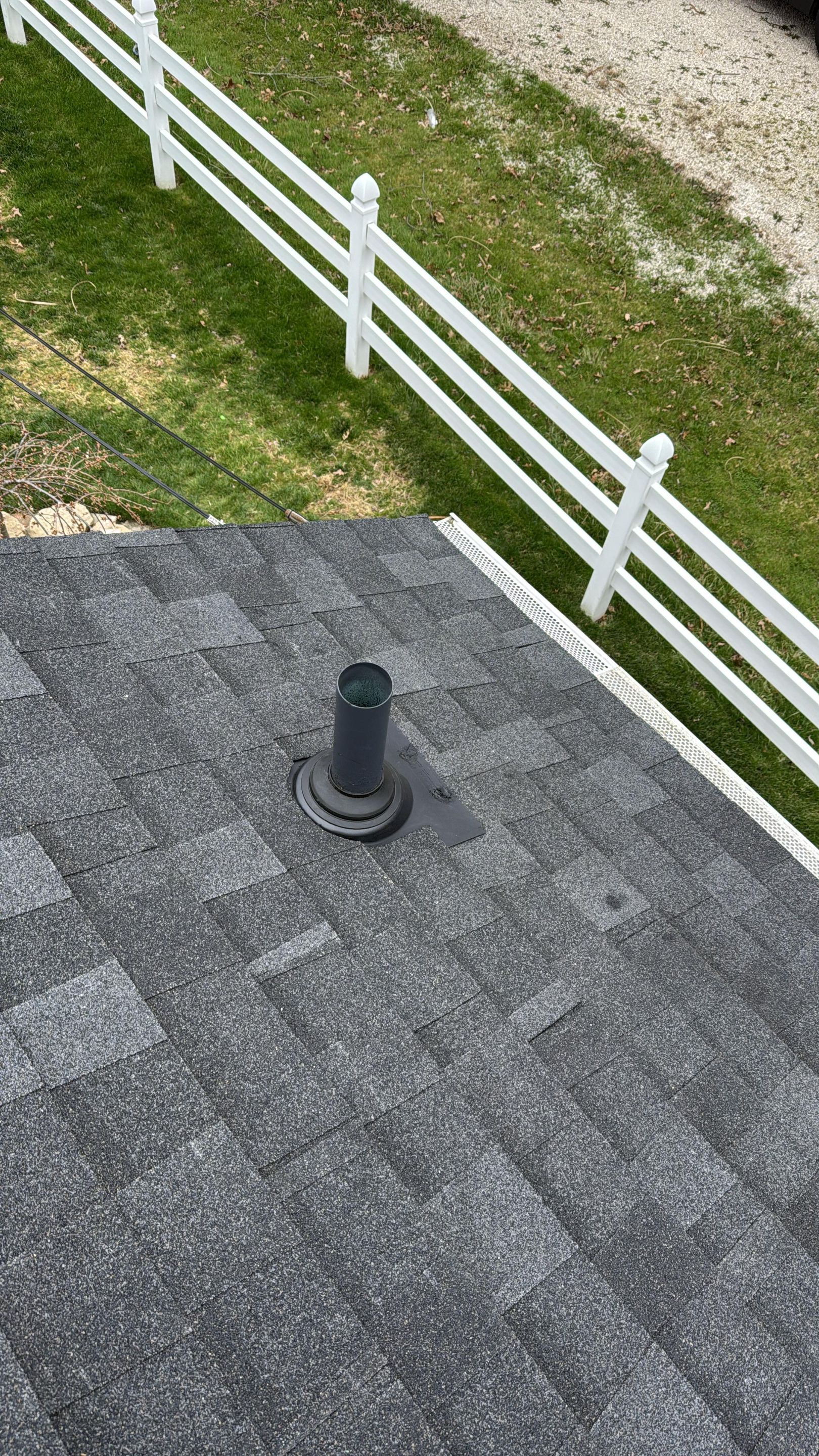 Atlas Pinnacle, Black Shadow, Drip Edge, Color, White by Eagle Eye Roofing
