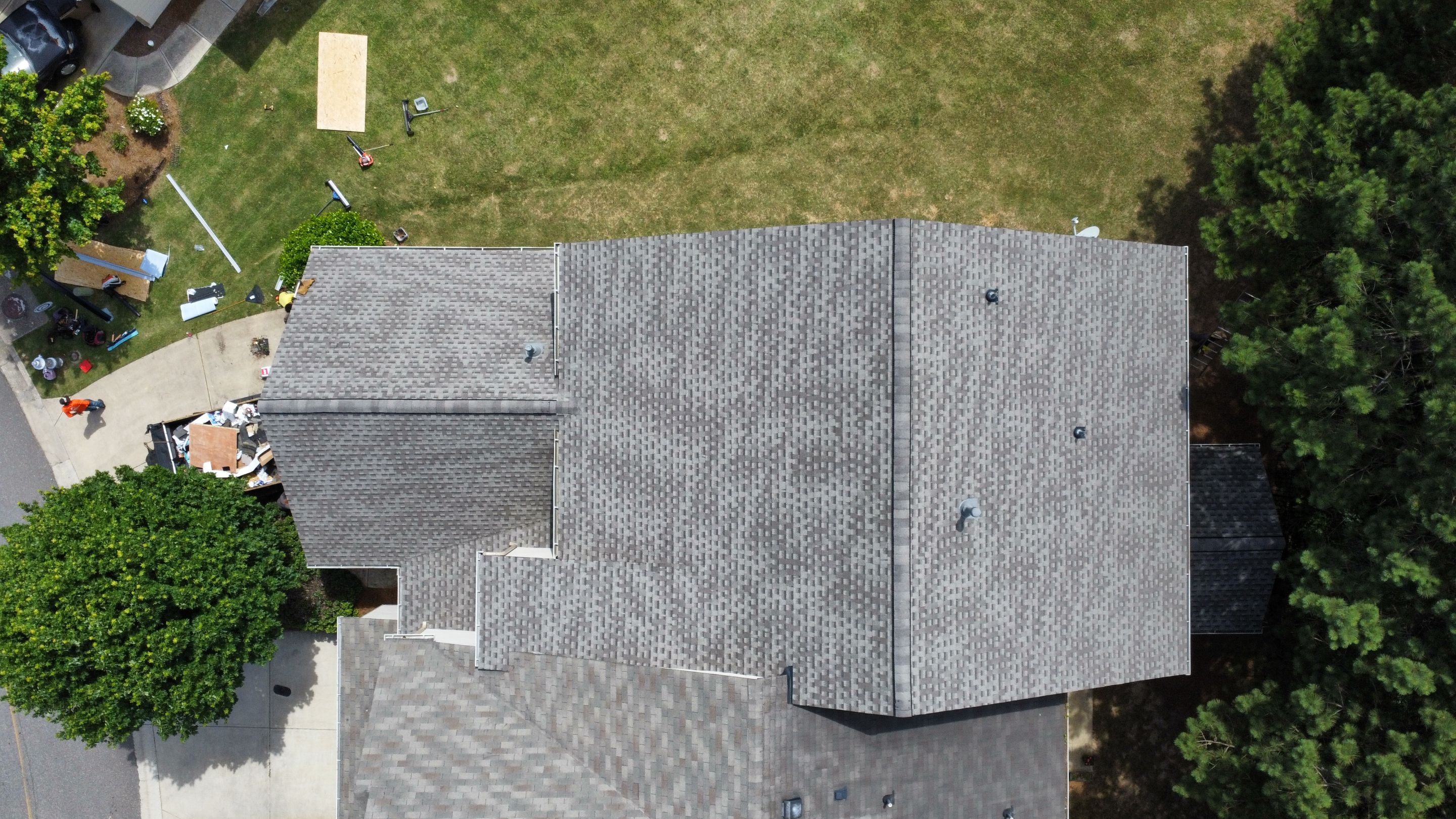 Cumming, GA Roof Replacement GAF Timberline HDZ Weathered Wood by Reset Roofing