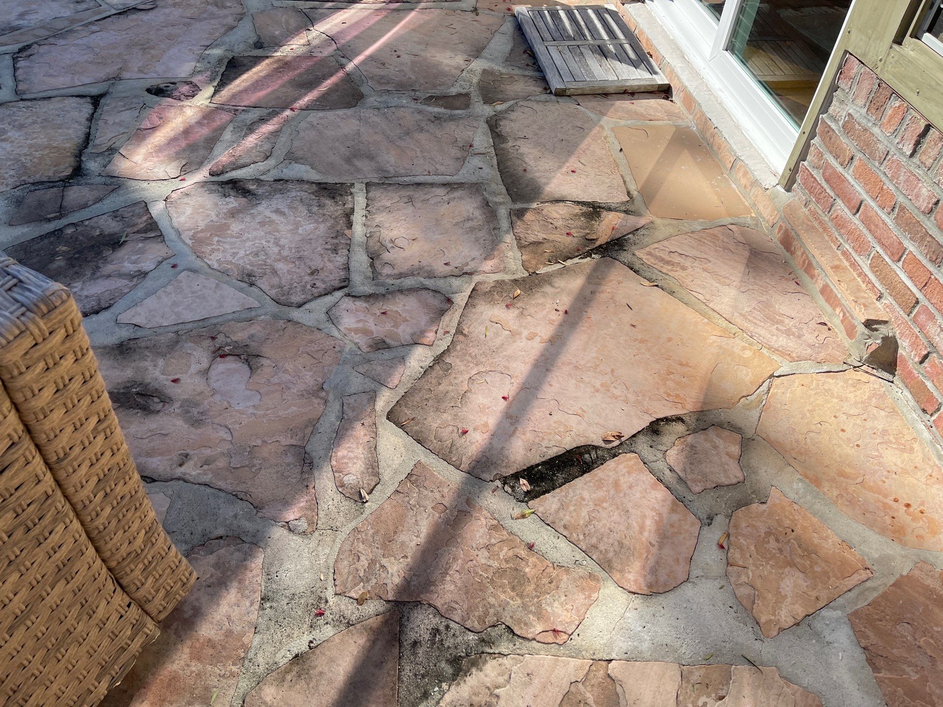 Stone Patio using TopSeal by DuraSeal