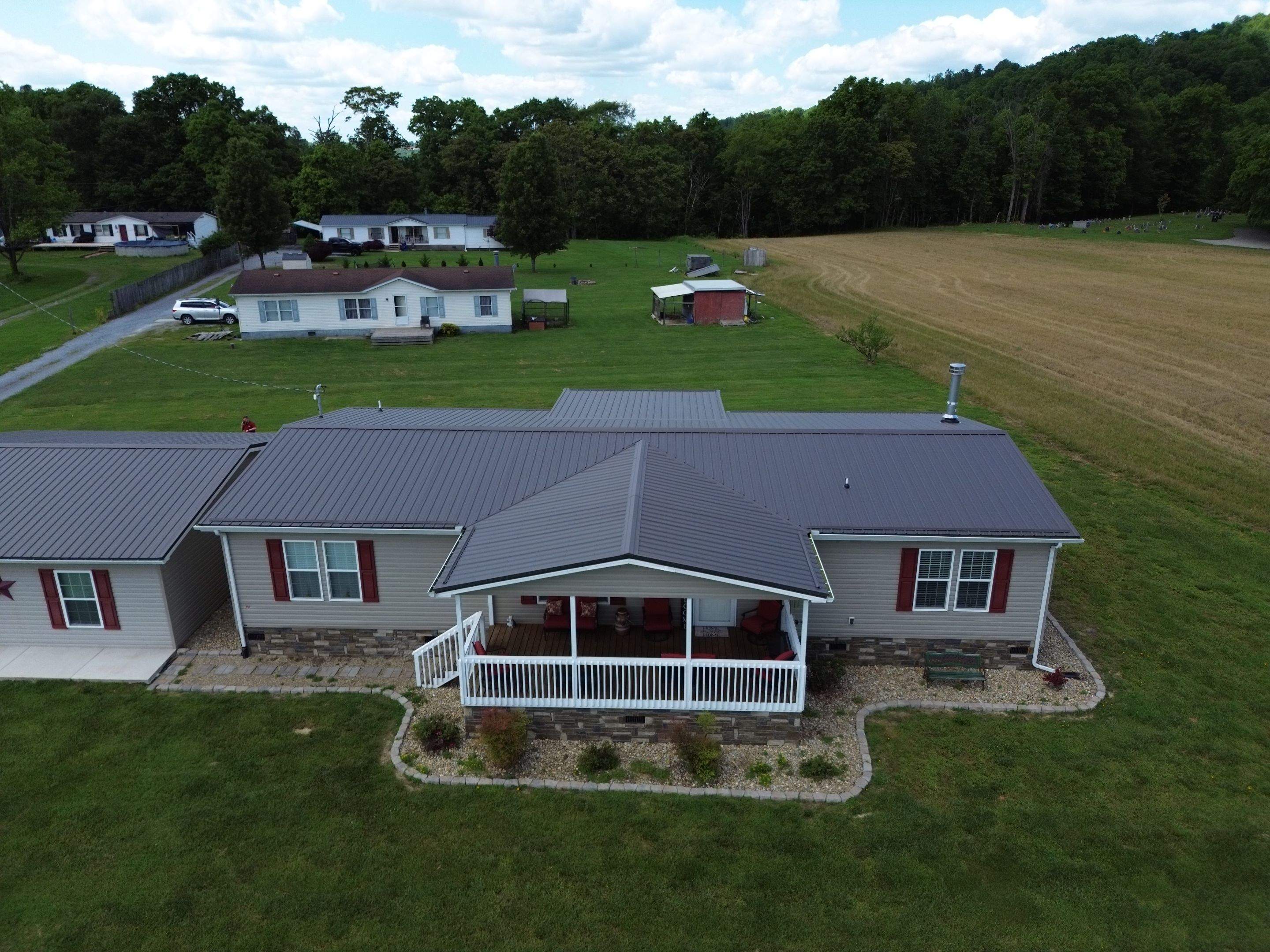 Burnished Slate Frost AG Panel by Omnia Roofing