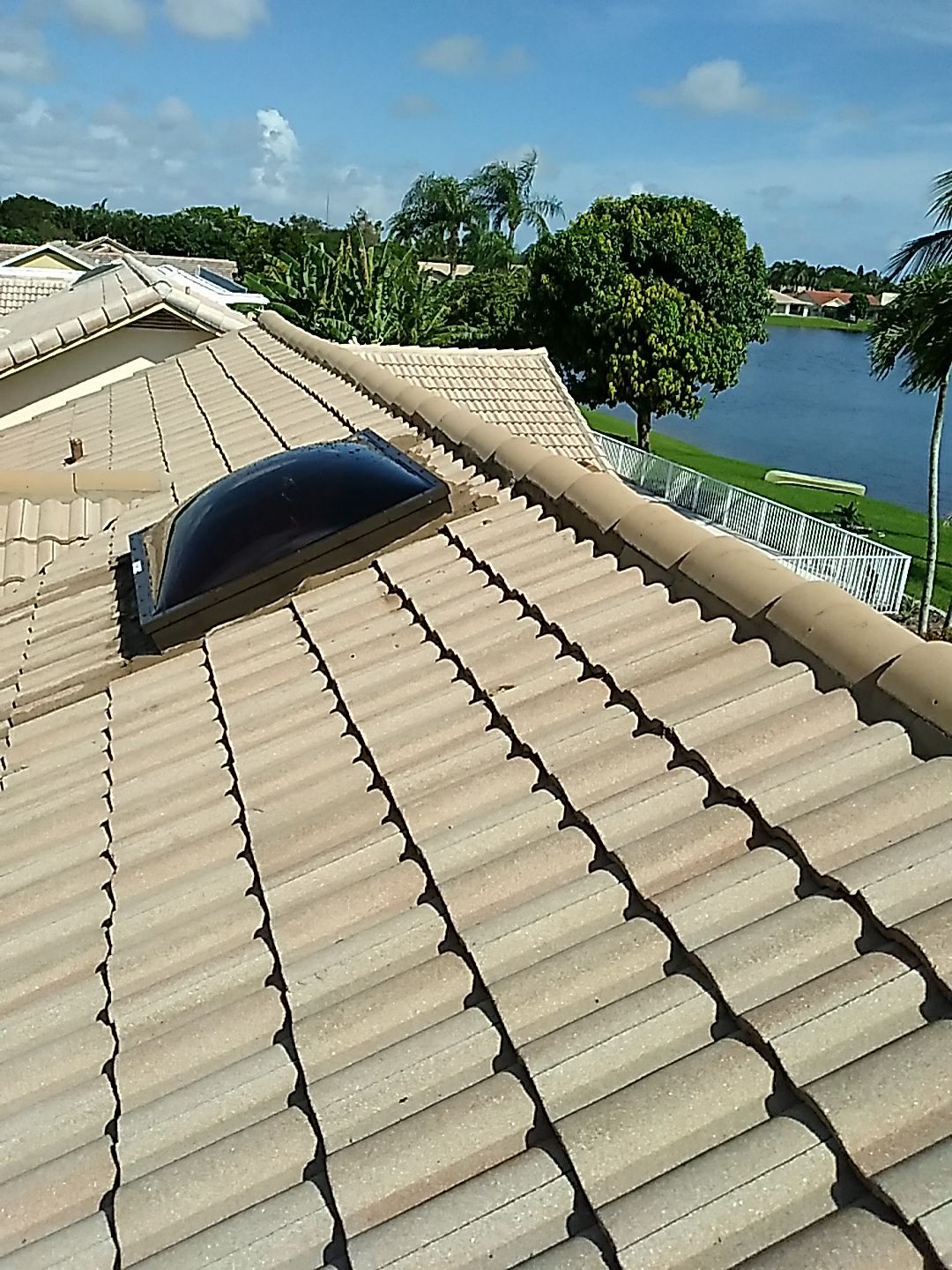 Custom Skylight Repair and Concrete Tile Restoration in Boynton Beach by Aastro Roofing