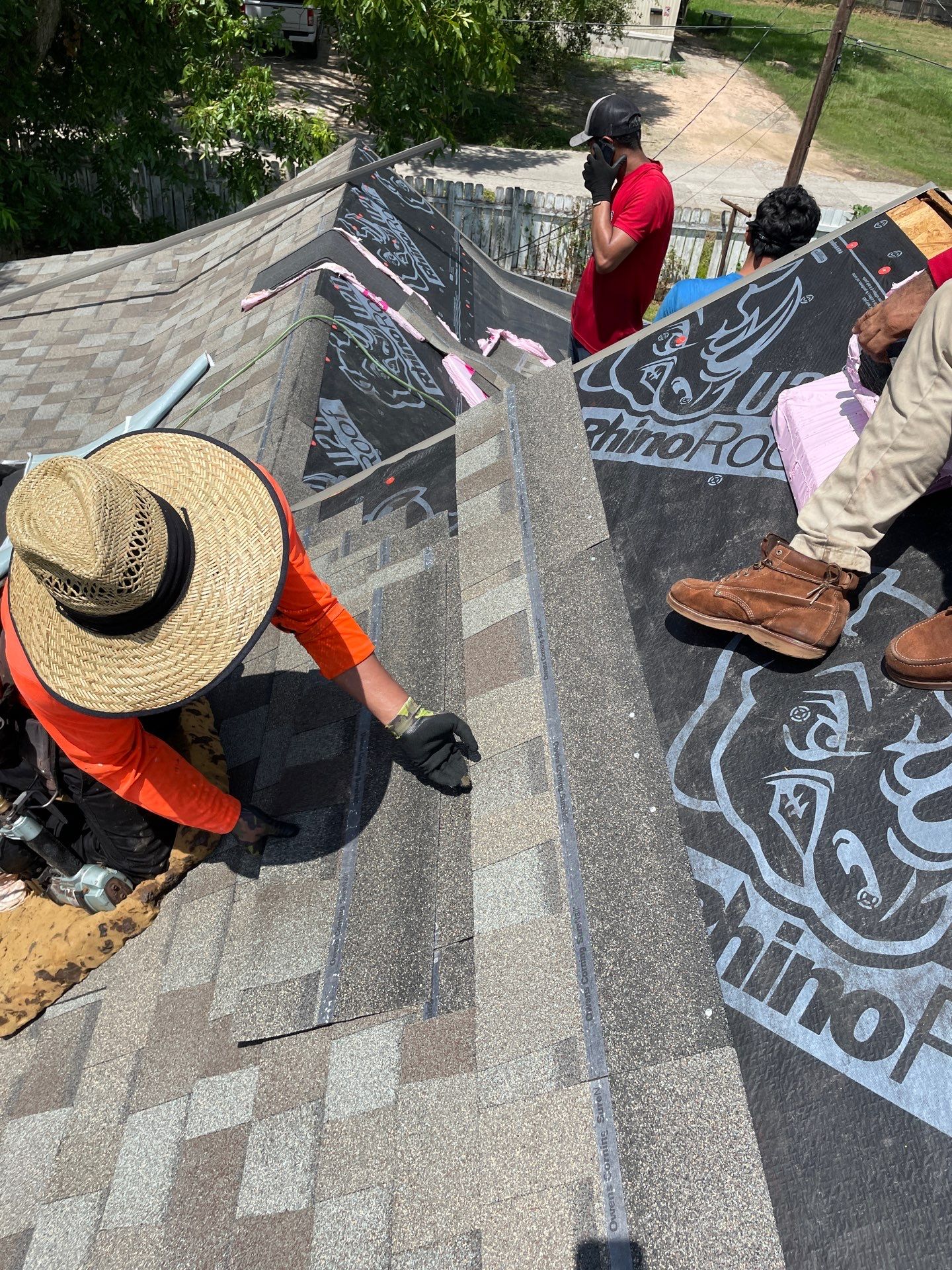 Residential Roofing Installation using Owen's Corning Duration (Lifetime) Shingles by Roof Repair Company
