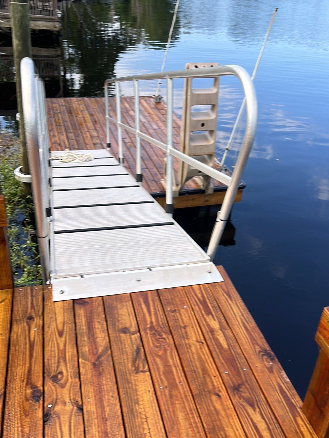 Dock using Wood Sealant by DuraSeal