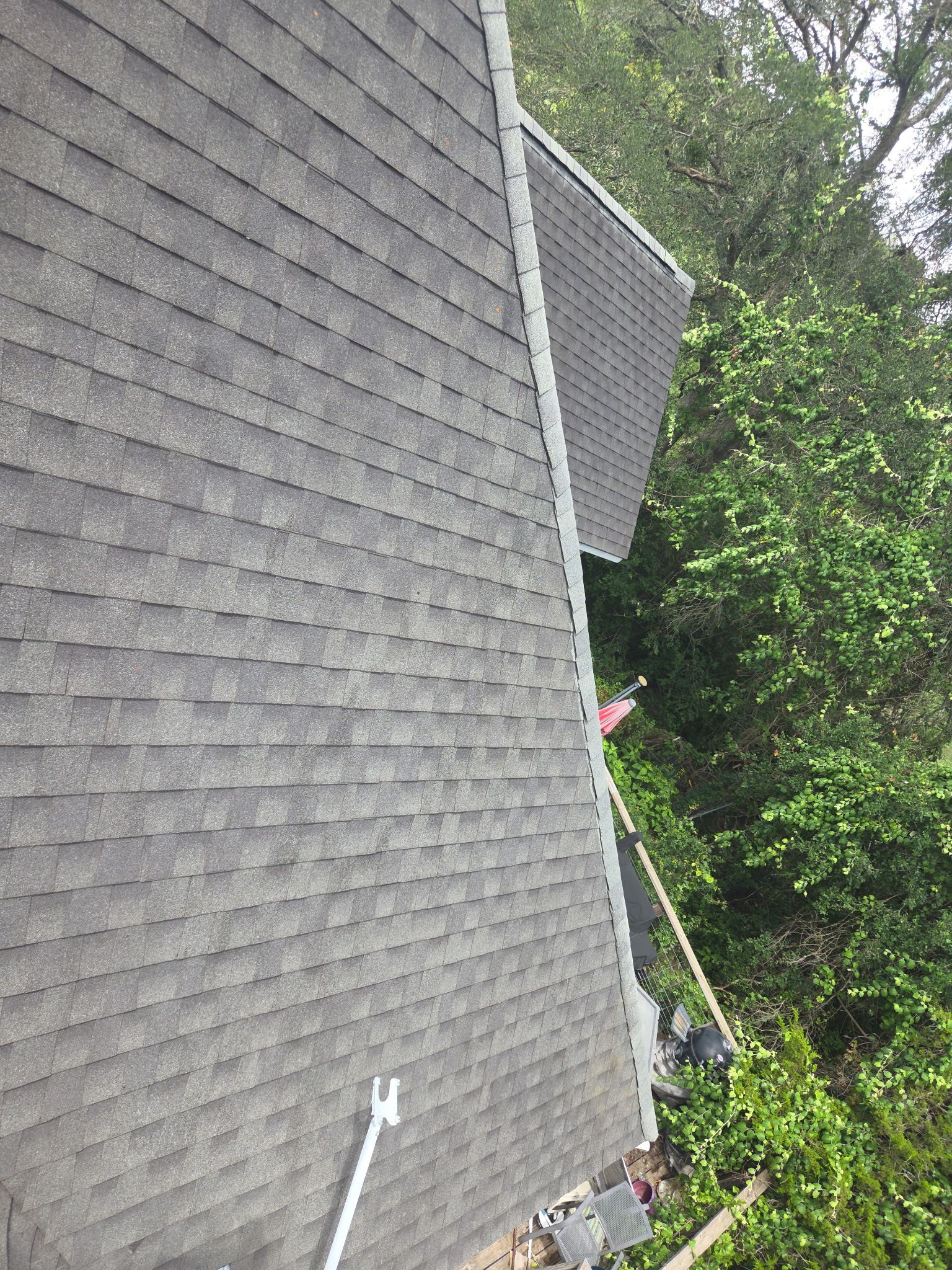 Crazy Wind Damage Repair on a Steep Roof by REPS OF TEXAS