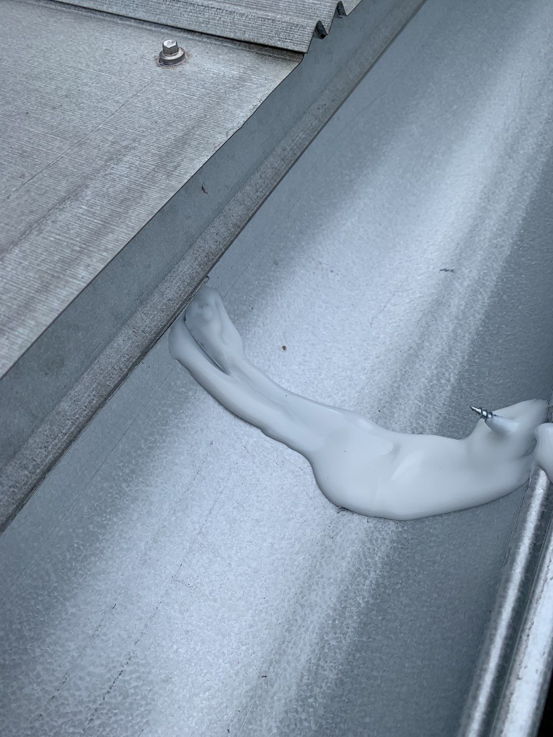 Gutter Installation using Galvalume Half Round Seamless Gutters and LeafBlaster Pro Gutter Guards by Gutter Professors