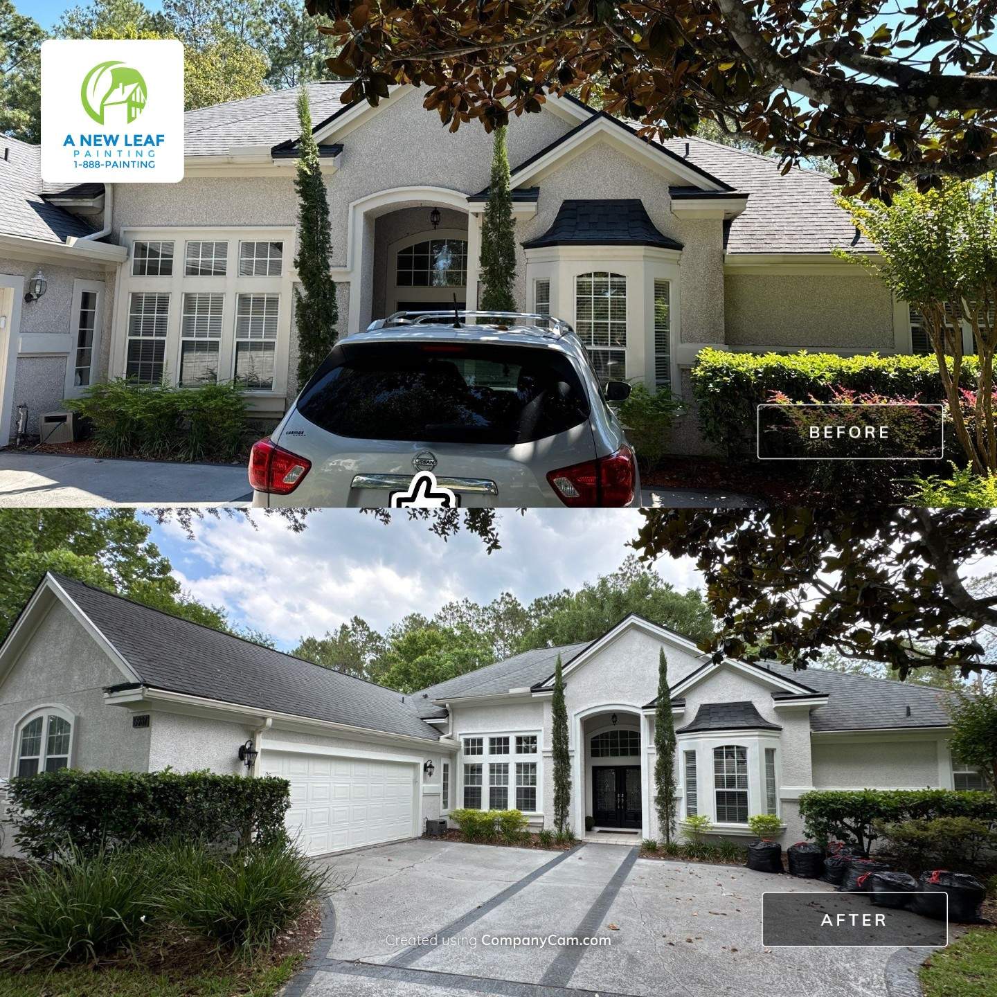 Exterior Painting and Stucco Repair Company in Jacksonville FL 32256 by A New Leaf Painting, LLC