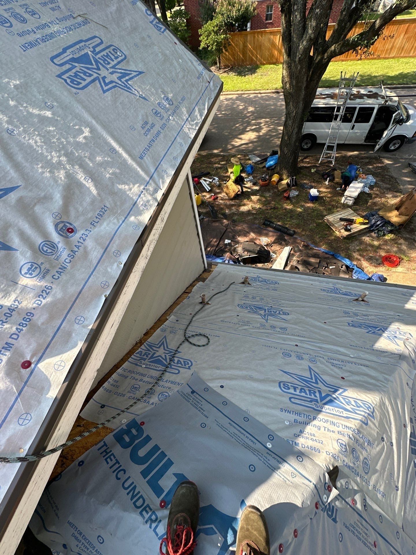 Project in Houston by Motion Roofing