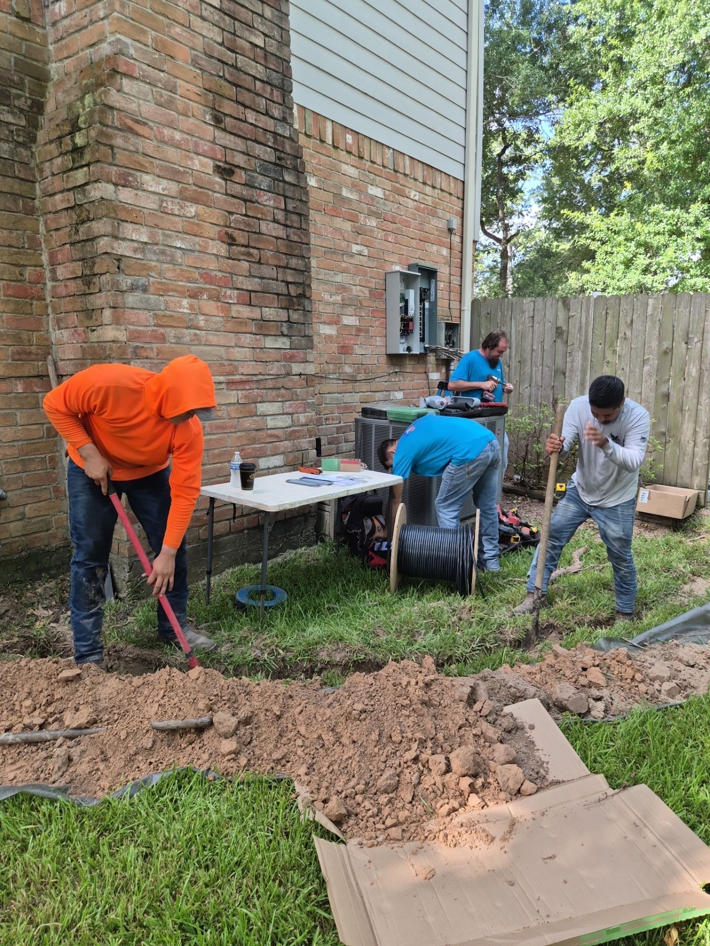 Residential Generac Standby Generator Installation and Electrical Panel Upgrade in Spring, Texas by GenTex Elite Services
