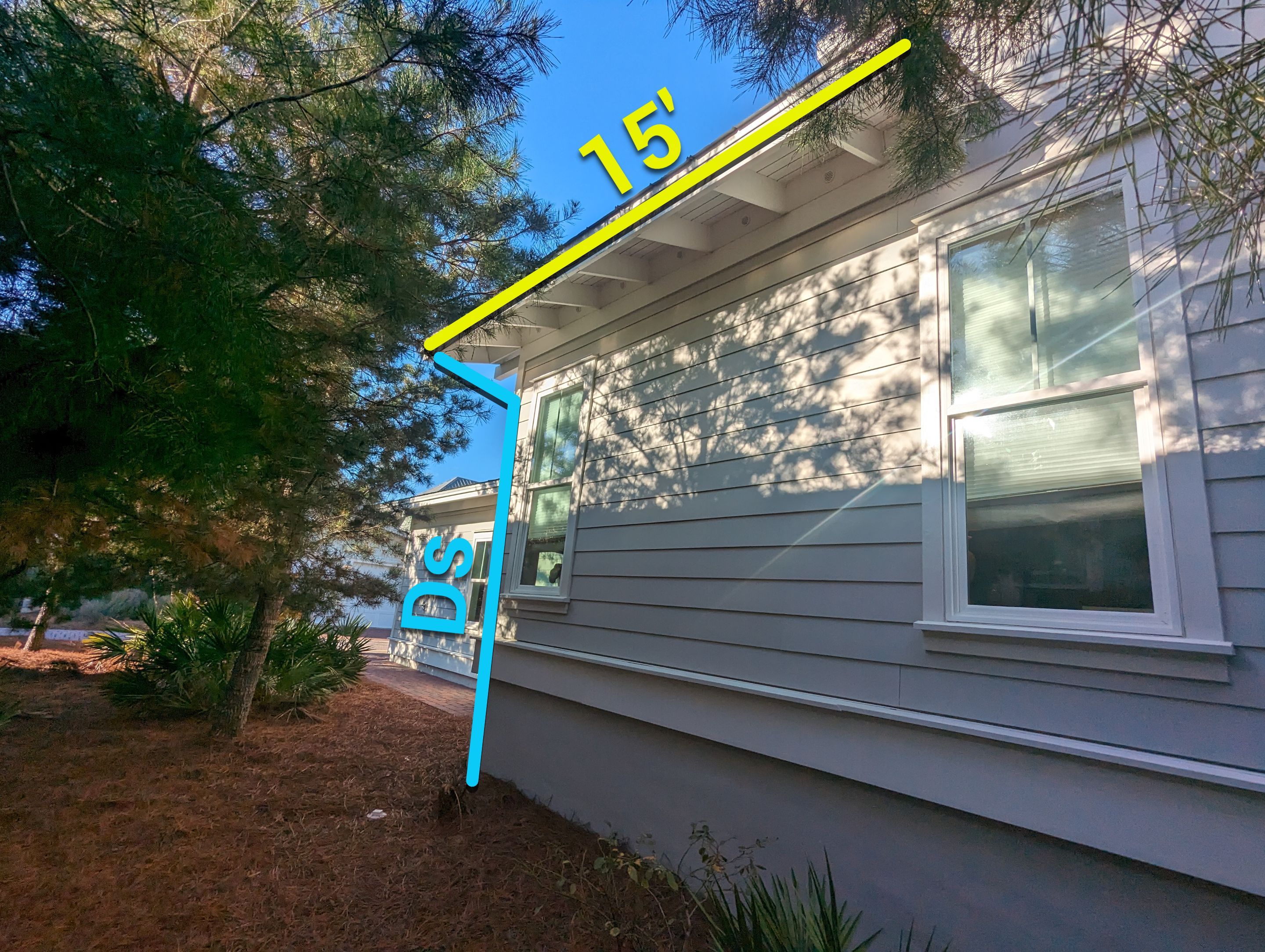 White Half-Round Gutters Installation in Rosemary Beach, FL  by Gutter Professors