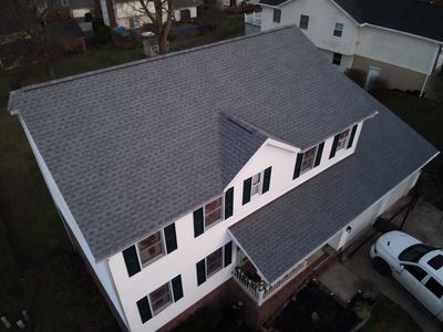 Residential Roofing Installation using GAF Timberline HDZ Oyster Grey