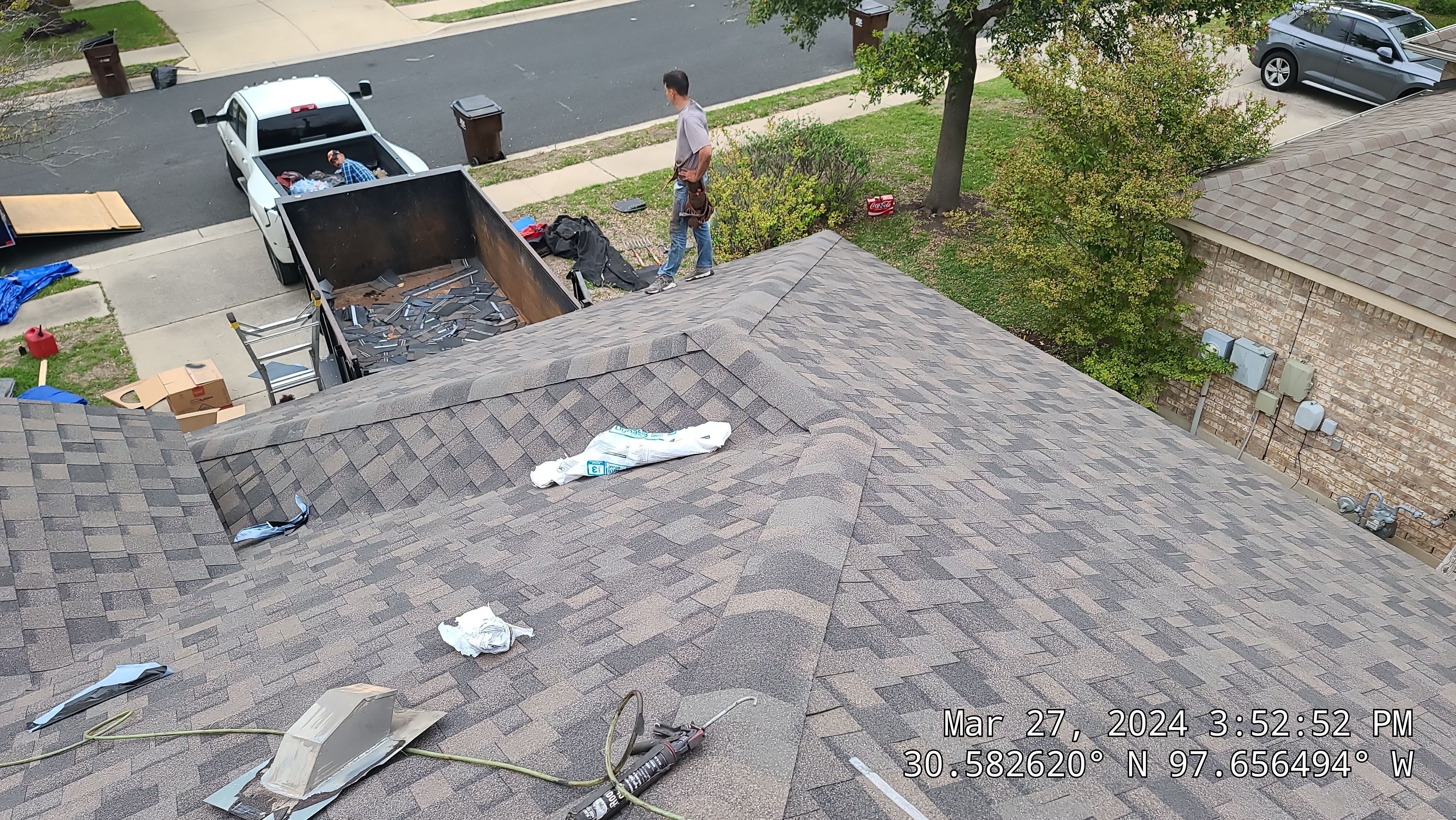 Complete Roofing Replacement and Hail Damage Restoration in Round Rock by Caliber Restoration LLC