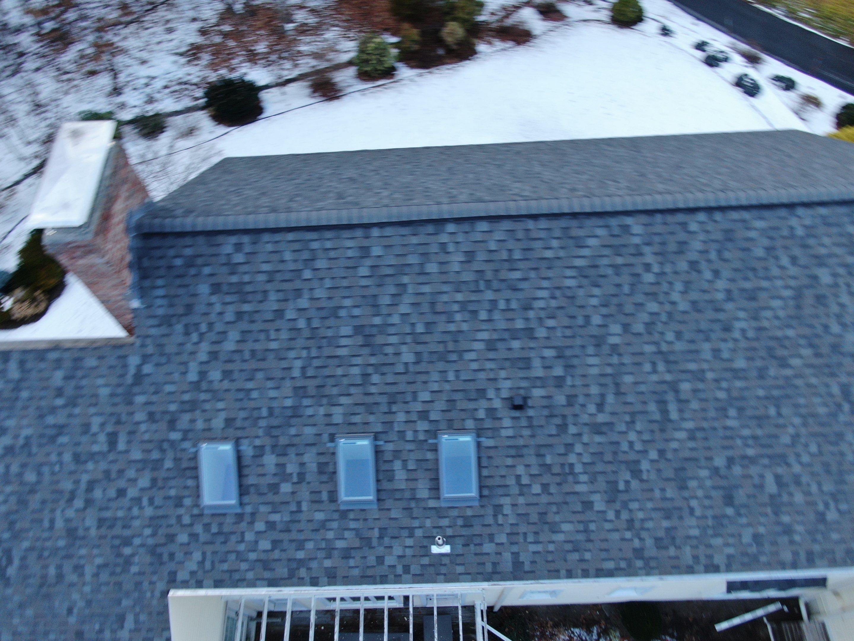 Full Roof Replacement + 5 New Velux Skylights with Relocation — Carlisle, MA by Mighty Dog Roofing of Greater Middlesex County